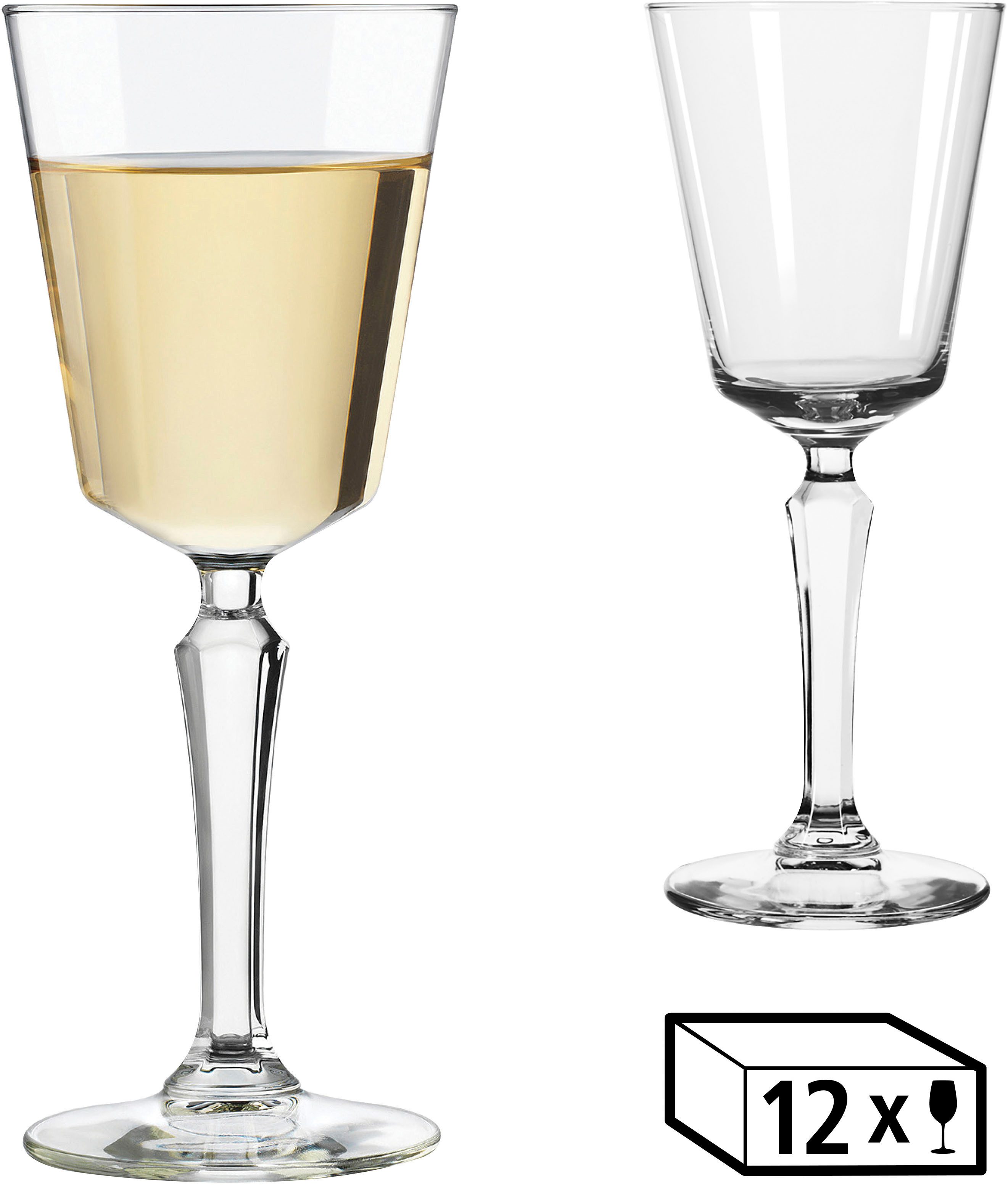 Weinglas Libbey 12er Set -SPEAKEASY- im nostalgischen Charme