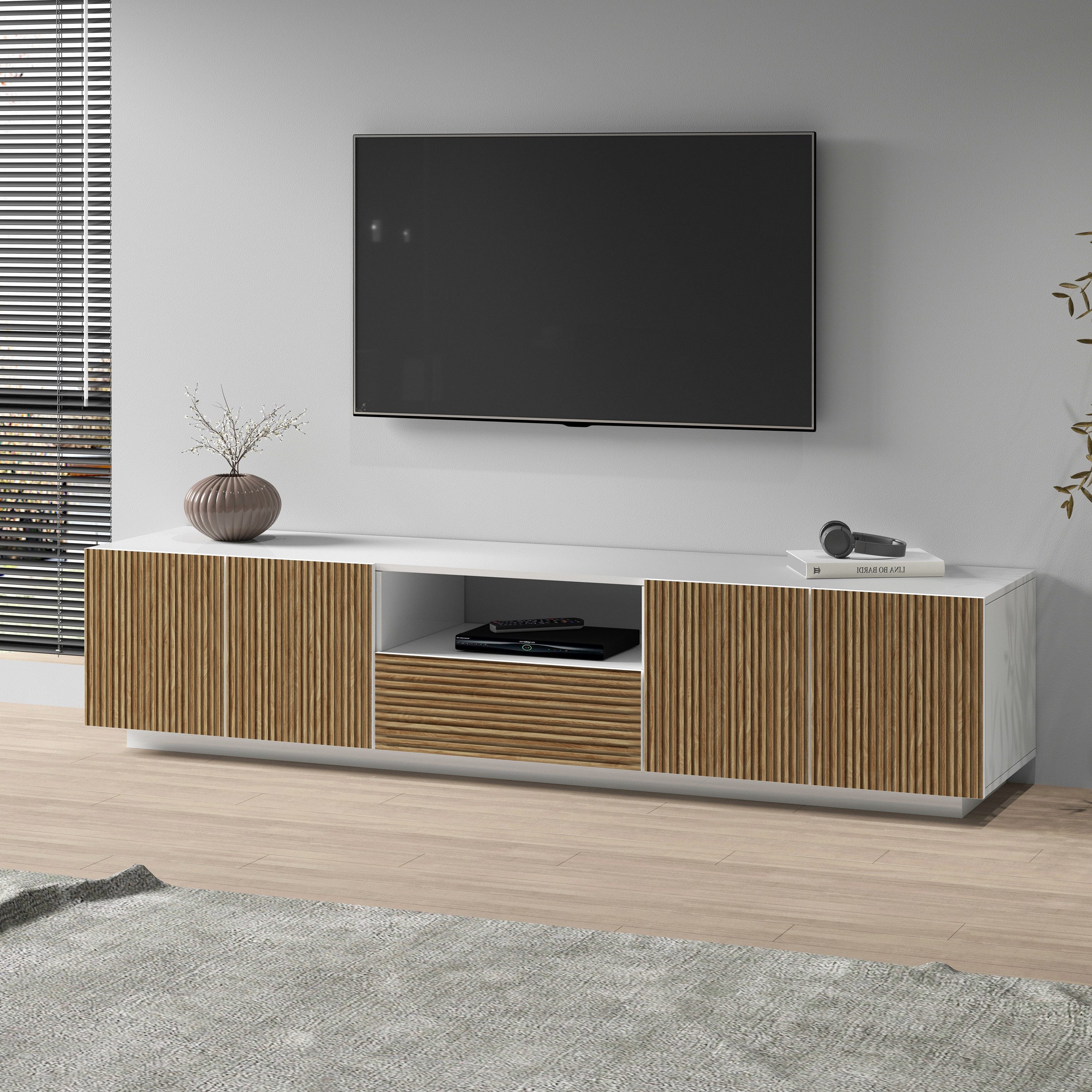 Lowboard Vega,Lowboard,TV Board,TV Schrank,220 cm