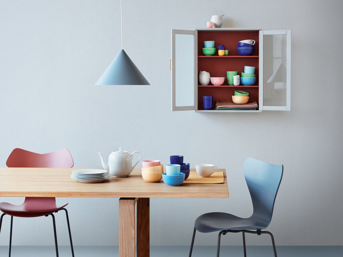 Lyngby Porcelæn Schale Rhombe