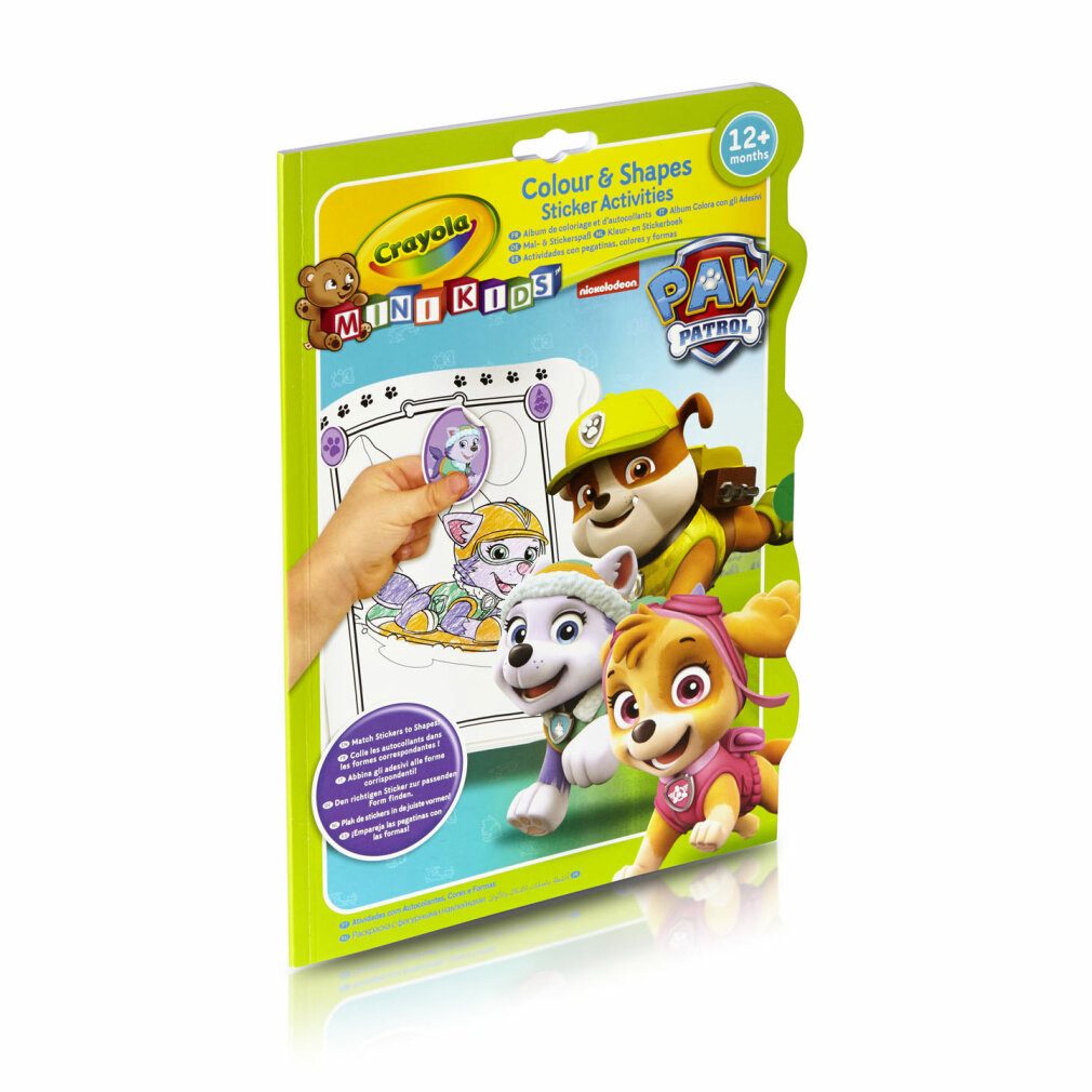Crayola® Etiketten Crayola Mini Kids - Mal- und Stickerbuch PAW Patrol