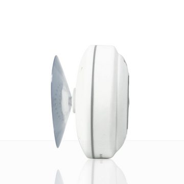 Leicke Bluetooth Duschlautsprecher,Bluetooth Lautsprecher Shower mit Saugnapf Bluetooth-Lautsprecher (Bluetooth, 5 W, Kleiner tragbarer Wireless Speaker für Badezimmer, Strand, Sauna usw)