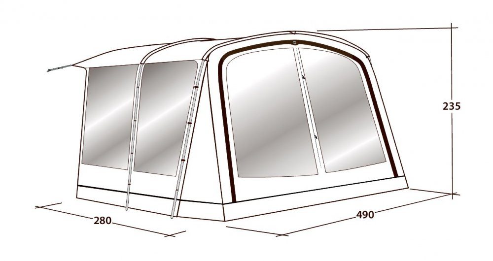 Outwell Universal 7 Size Awning Innenzelt