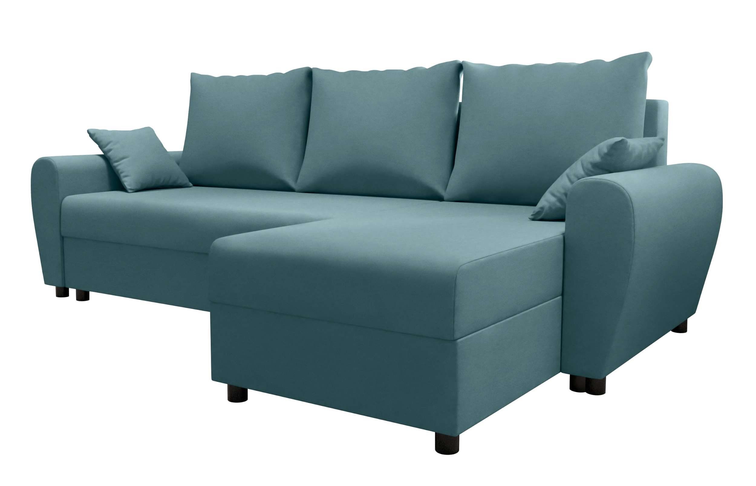 Sofa, Stylefy L-Form, Bettfunktion, mit Eckcouch, Design Melina, Modern mit Sitzkomfort, Ecksofa Bettkasten,