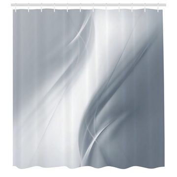 Abakuhaus Duschvorhang Moderner Digitaldruck mit 12 Haken auf Stoff Wasser Resistent Breite 175 cm, Höhe 220 cm, Grau monochromatische Zusammenfassung