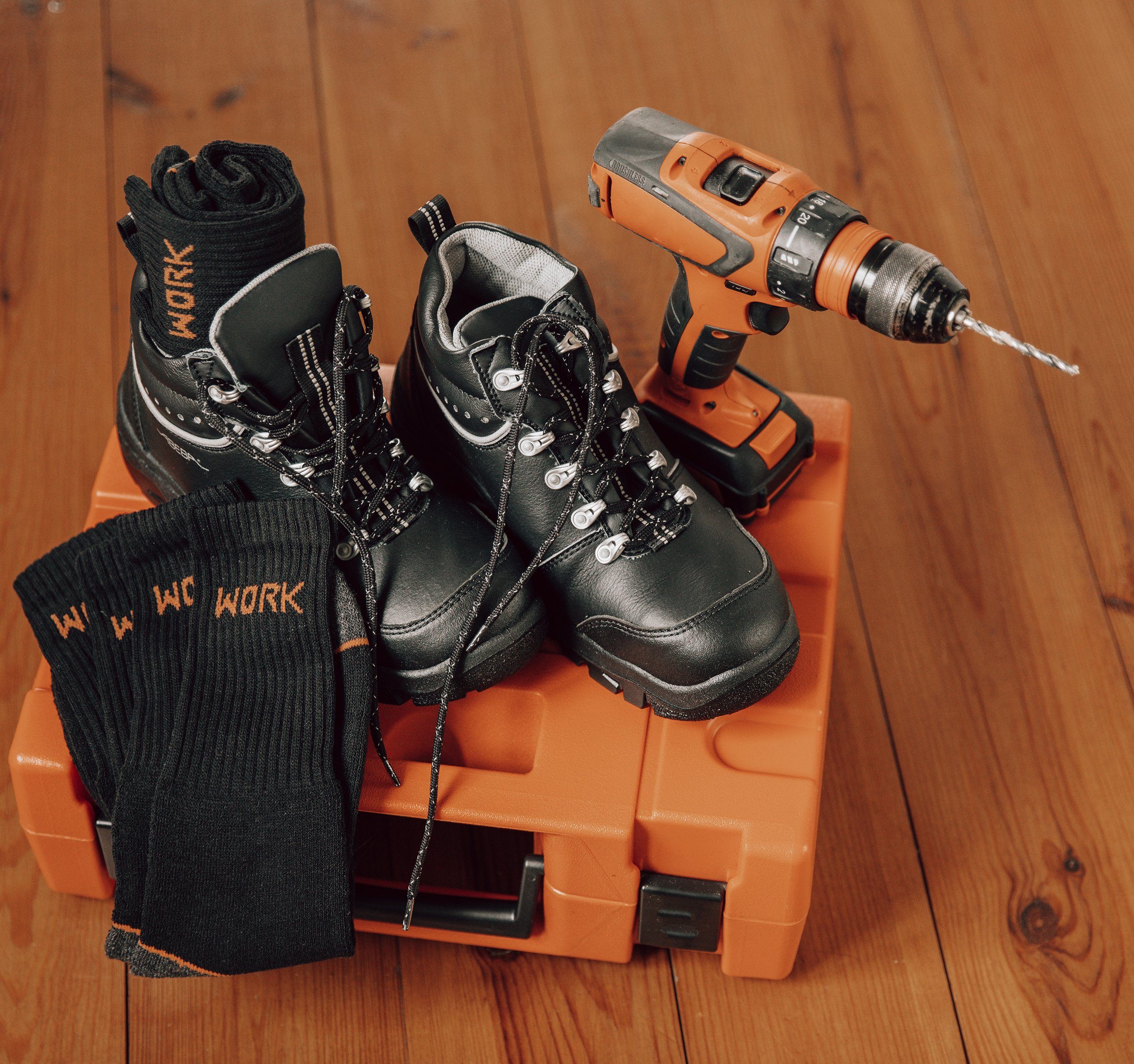 Paolo Renzo Businesssocken Berufssocken - Work Socken, für Arbeits- und Trekkingschuhe geeignet (3-Paar, Robuste Atmungsaktive Herren Work Socks mit verstärkter Ferse) Berufssocken - Work Socken, für Arbeits- und Trekkingschuhe geeignet