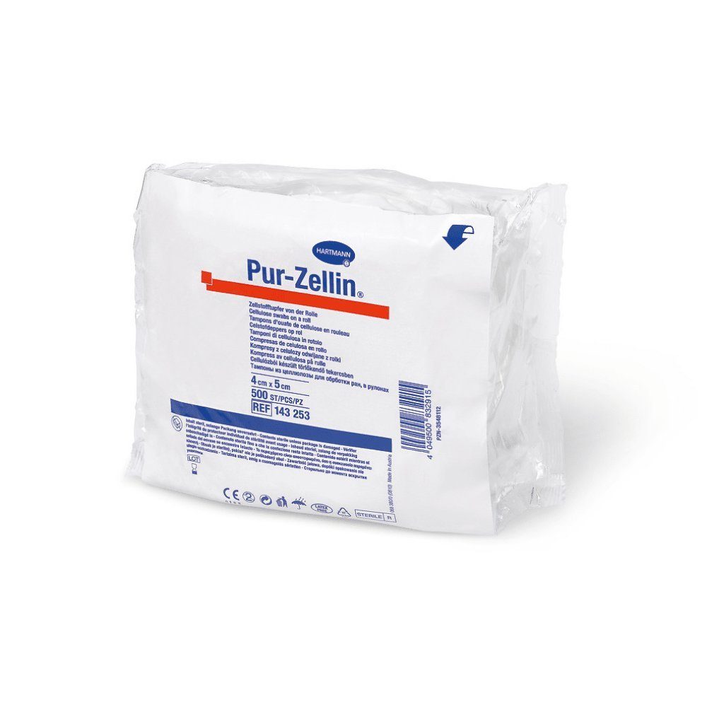Wundpflaster Hartmann Pur-Zellin® Zelltupfer 4 x 5 cm unsteril - B018I5YHSY
