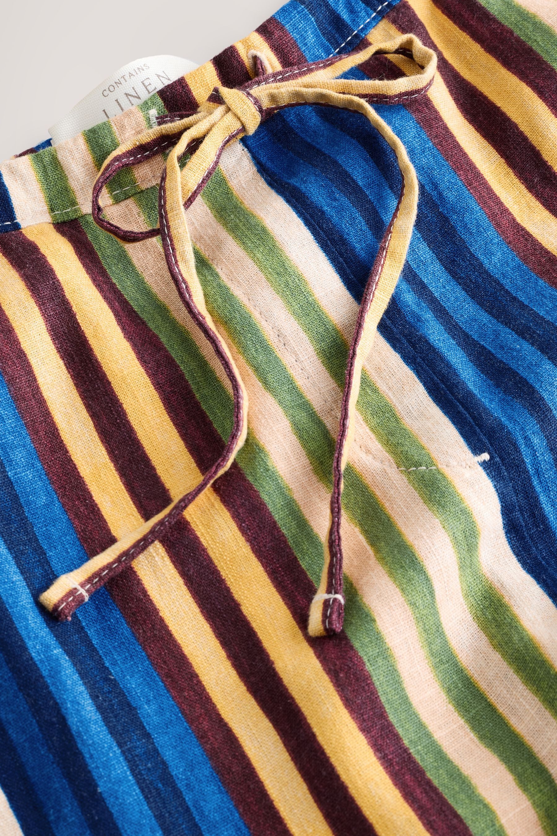 Next Stoffhose Hose aus Leinenmischung mit weitem Bein (1-tlg)