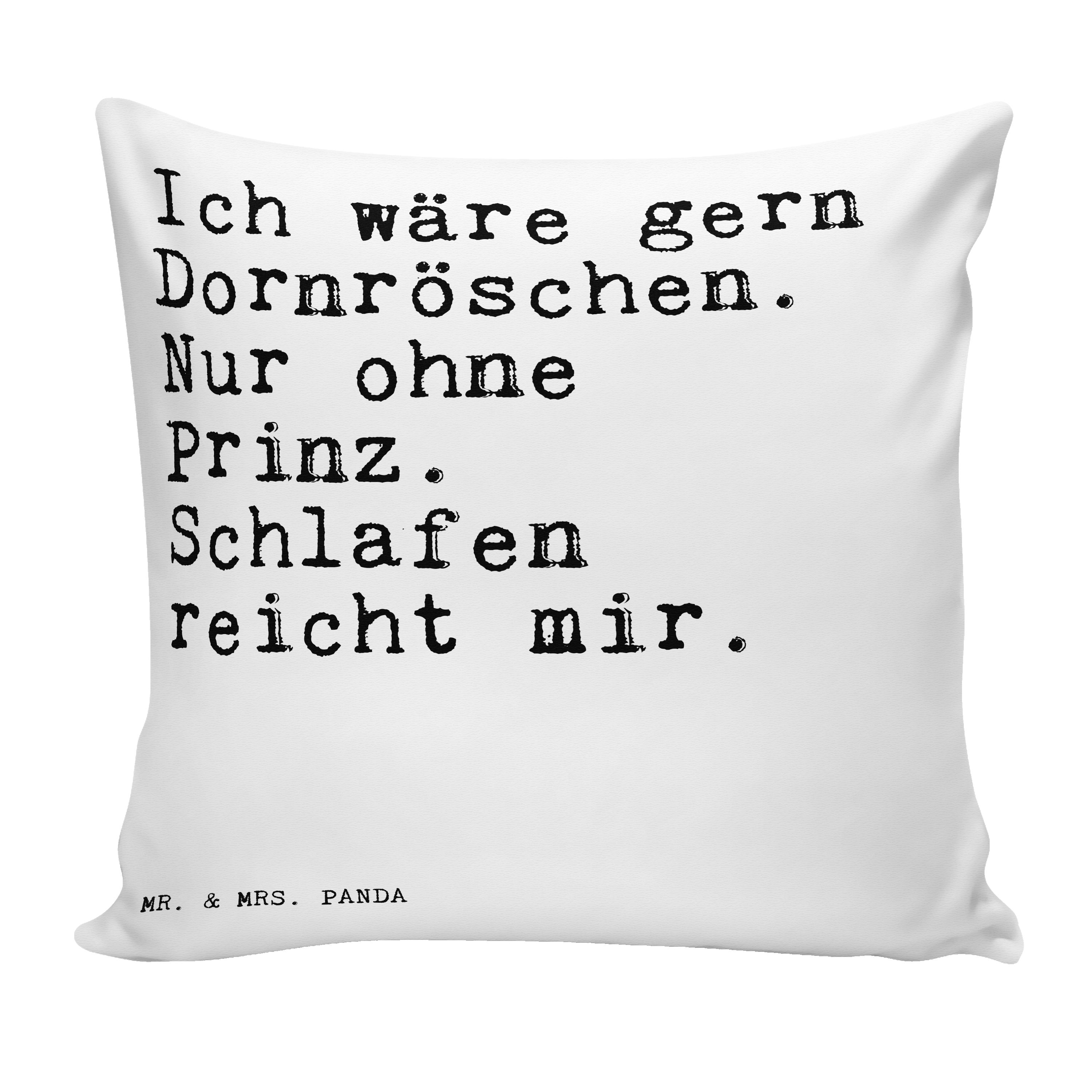 Mr. & Mrs. Panda Dekokissen »Ich wäre gern Dornröschen.... Weiß