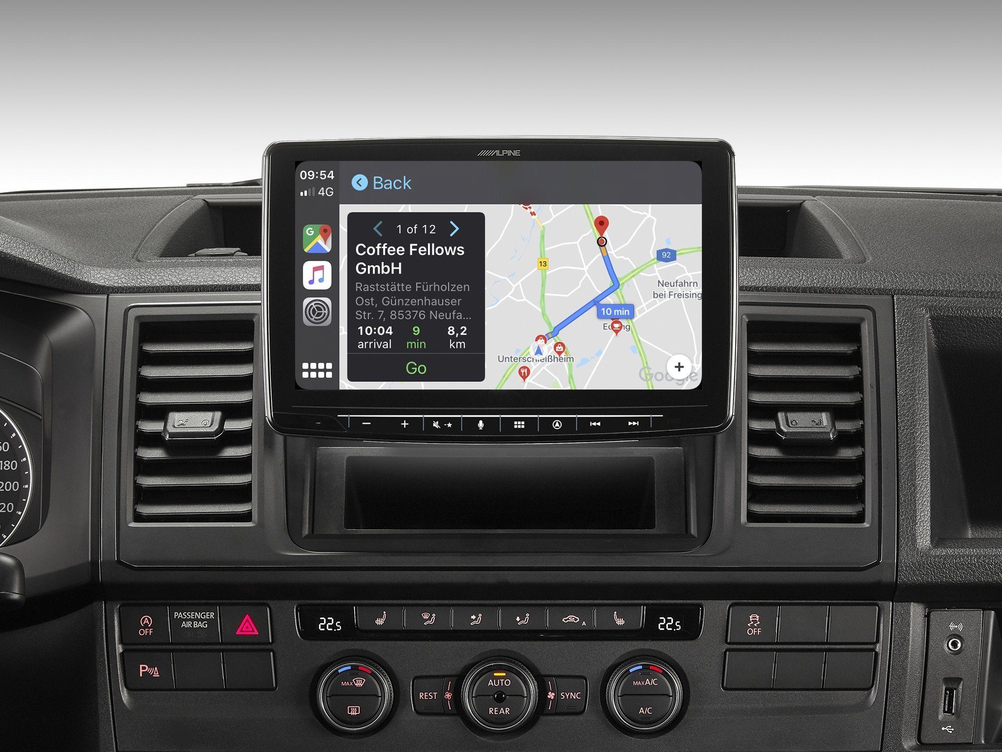 INE-F904T6 Autoradio T6 VW 9-Zoll T5 Navigationssystem ALPINE für und Autoradio