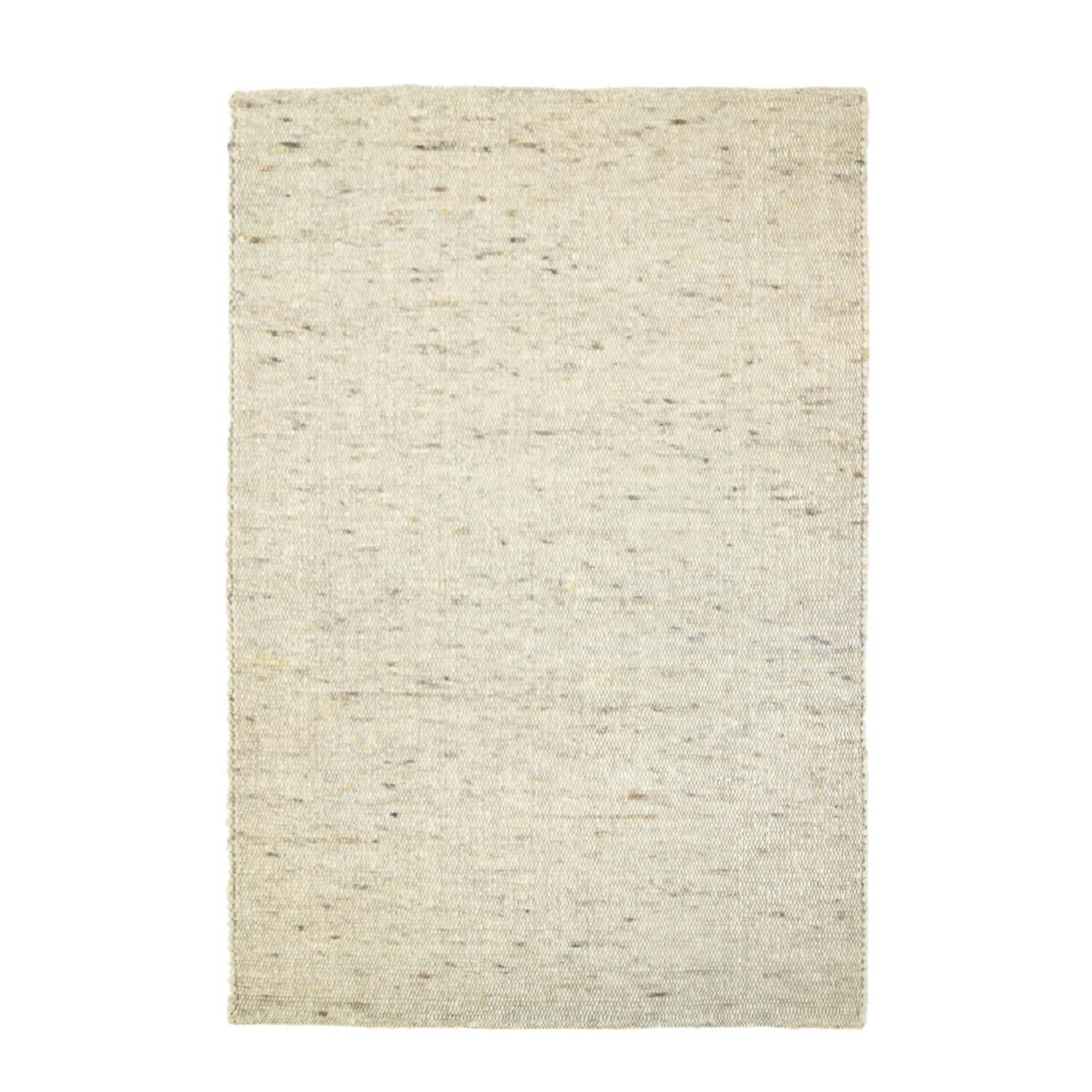 Erfenstein, TaraCarpet, Esszimmer 090x160 natur beige meliert Schurwollteppich rechteckig, TaraCarpet 13 Wohnzimmer Handweb Höhe: Schlaf- Wollteppich gewalkt mm,