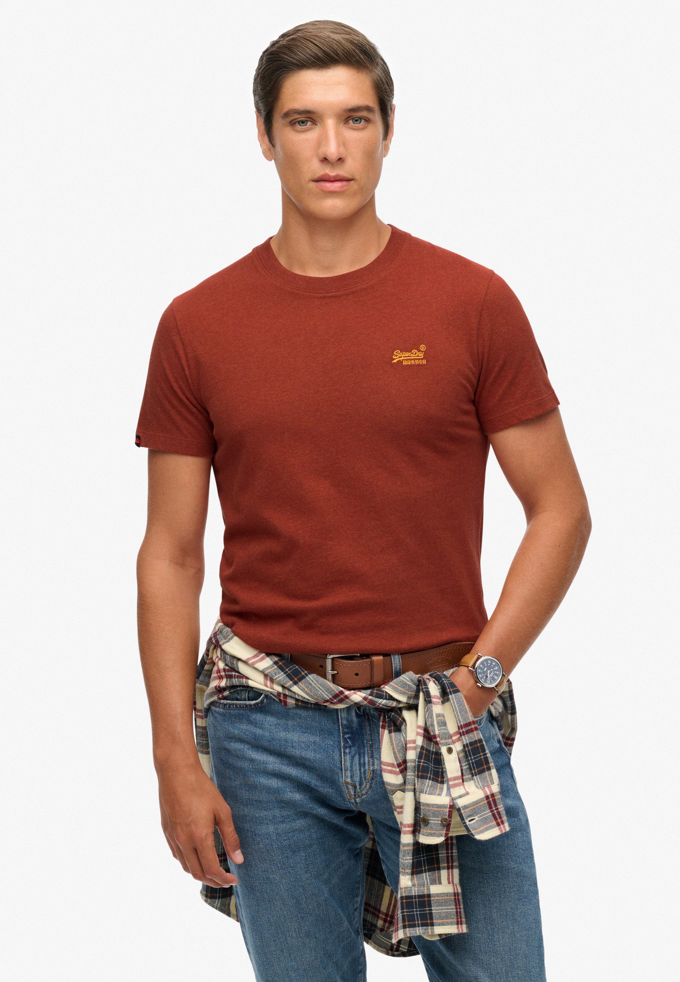 Superdry Rundhalsshirt ESSENTIAL LOGO EMB TEE günstig online kaufen
