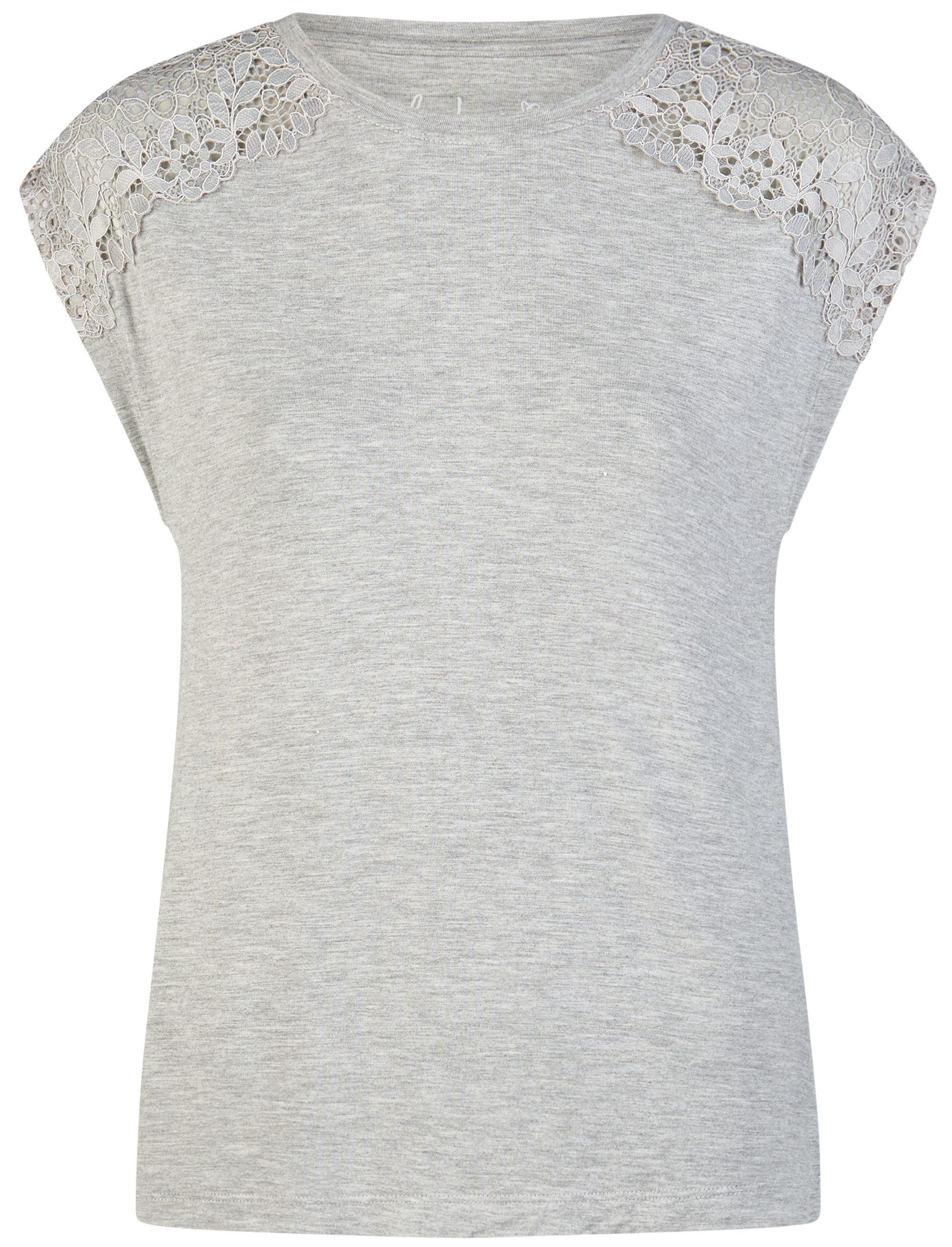 By Louise Shorty Lace Luxury (Set, 2 tlg., 2-teilig) Damen Pyjama Shorty Kurzarm Viskose Spitze Sommer