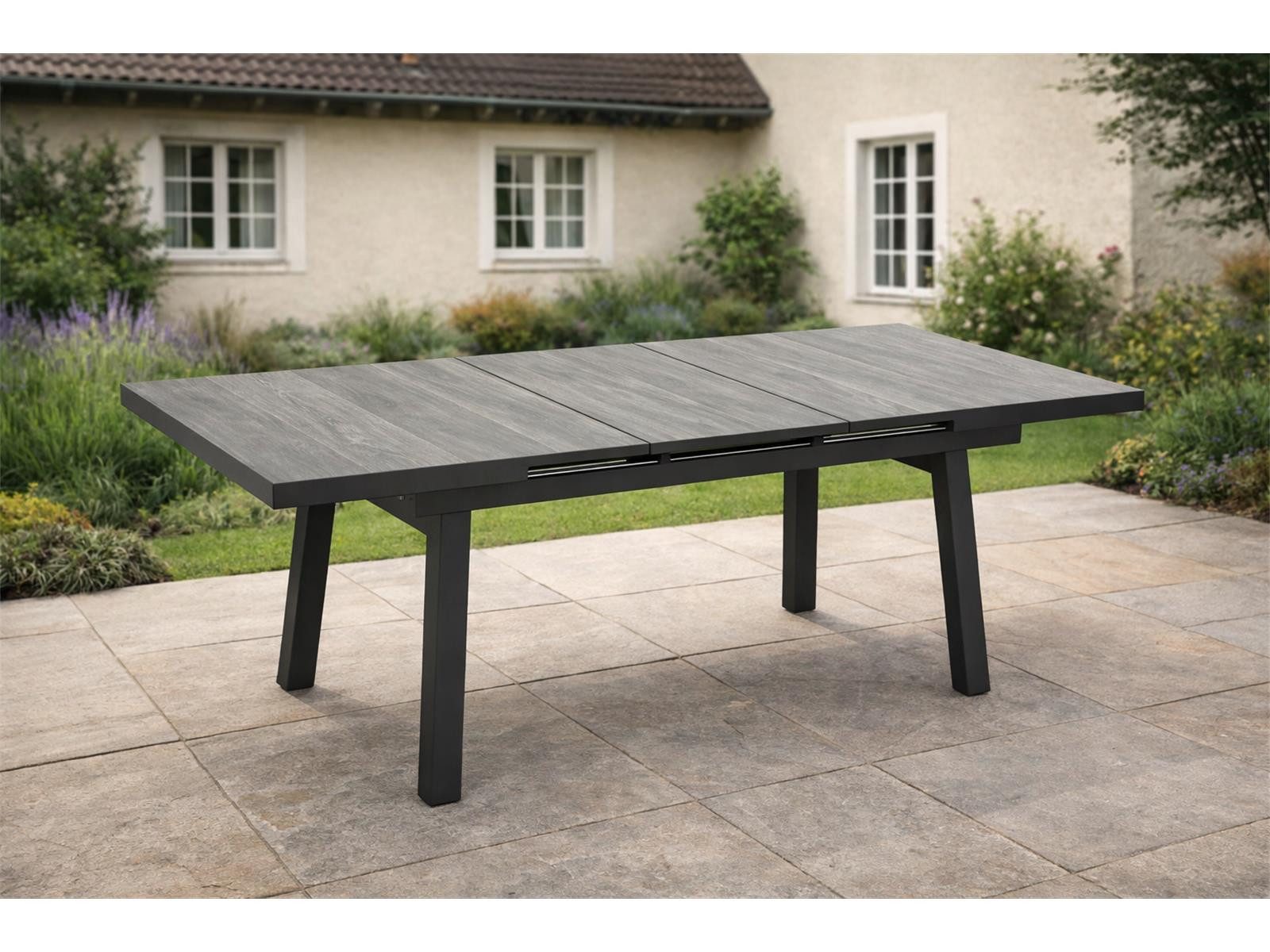 Green Spirit Gartentisch »Darwin« Ausziehtisch 160-210x90x77cm Alu Tisch (Set, 1-St., 1), Aluminium, ausziehbar, wetterfest - Garten, Terrasse, Balkon & Outdoor