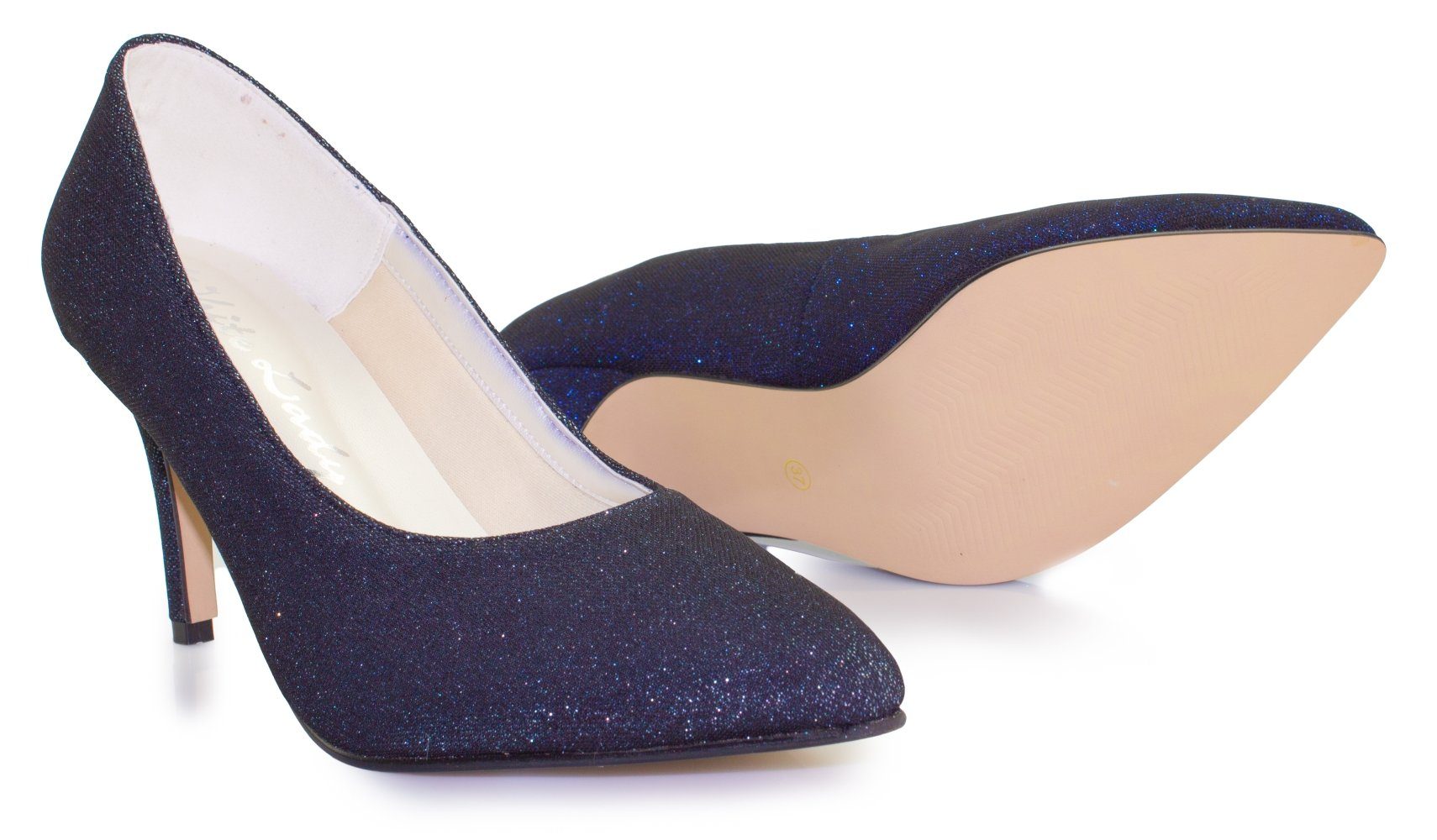 White Lady 938 magic-blue Softglitter Pumps günstig online kaufen