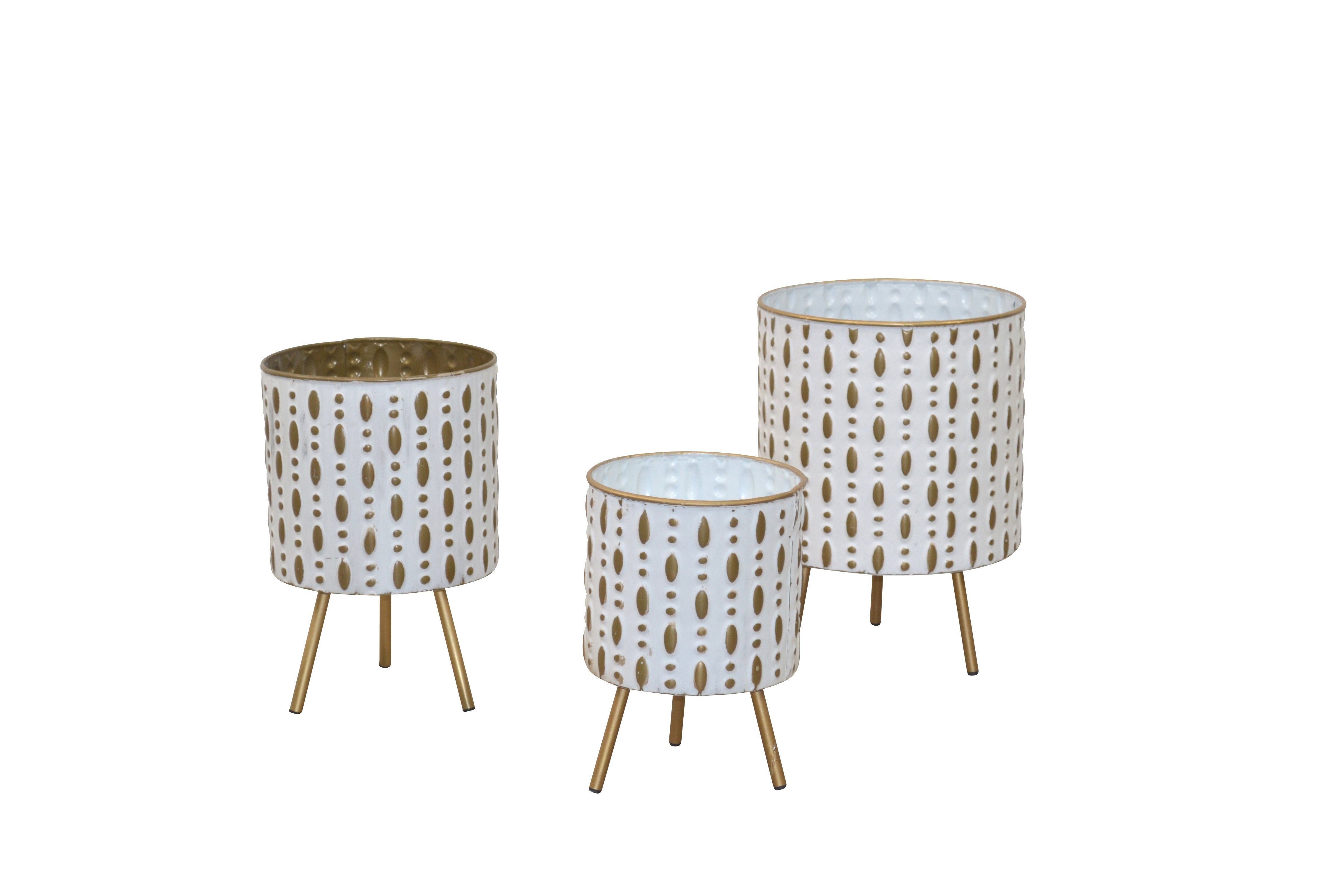 moebel-direkt-online Blumenständer Martha (3tlg. Set, 3 St., Ø26, 21 und 18 cm), in 3 unterschiedlichen Größen