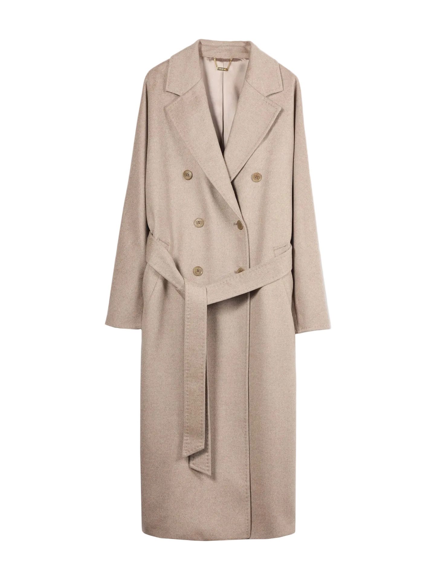 GOBI Cashmere Wollmantel Damen Doppelt-Reihiger Kaschmirmantel