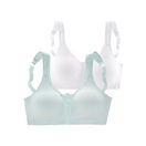 petite fleur Soft-BH (Packung, 2 Stück) ohne Bügel mit Spitzen-Details – ideal für große Größen