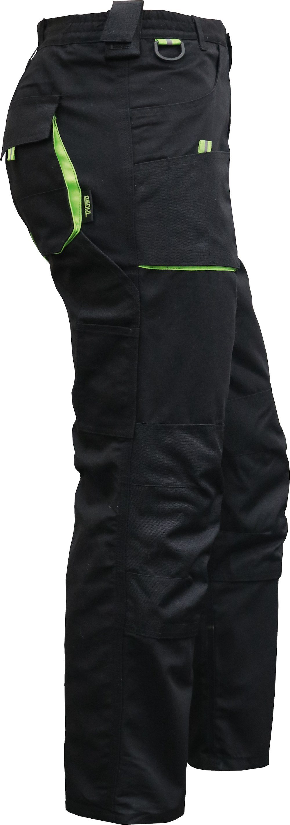 TRIZERATOP Arbeitshose Größe Bundhose 52 (1-tlg) Arbeitshose schwarz/grün