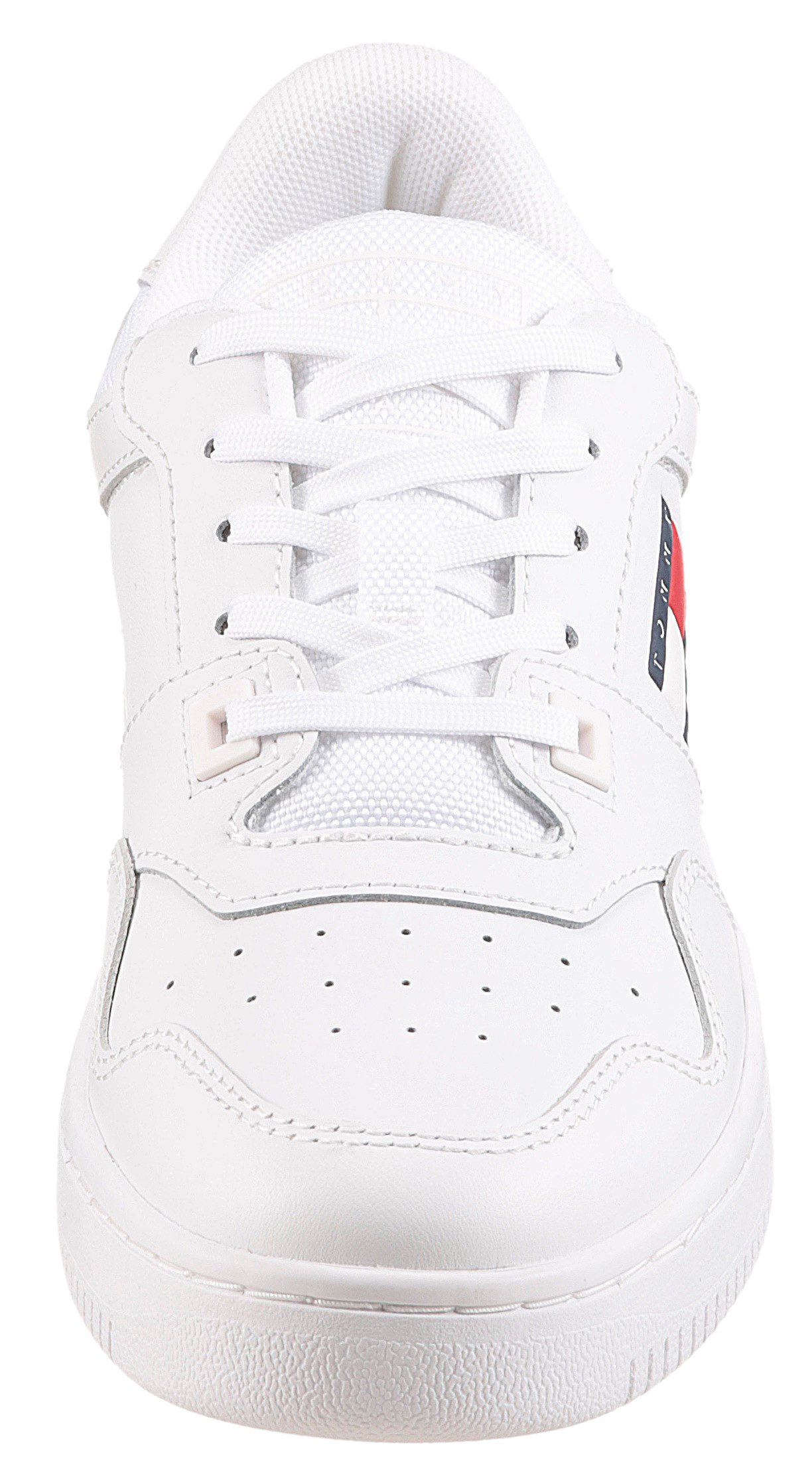 Tommy Jeans TJW RETRO BASKET Plateausneaker, Freizeitschuh, Halbschuh, Schnürer mit seitlicher Logoflagge