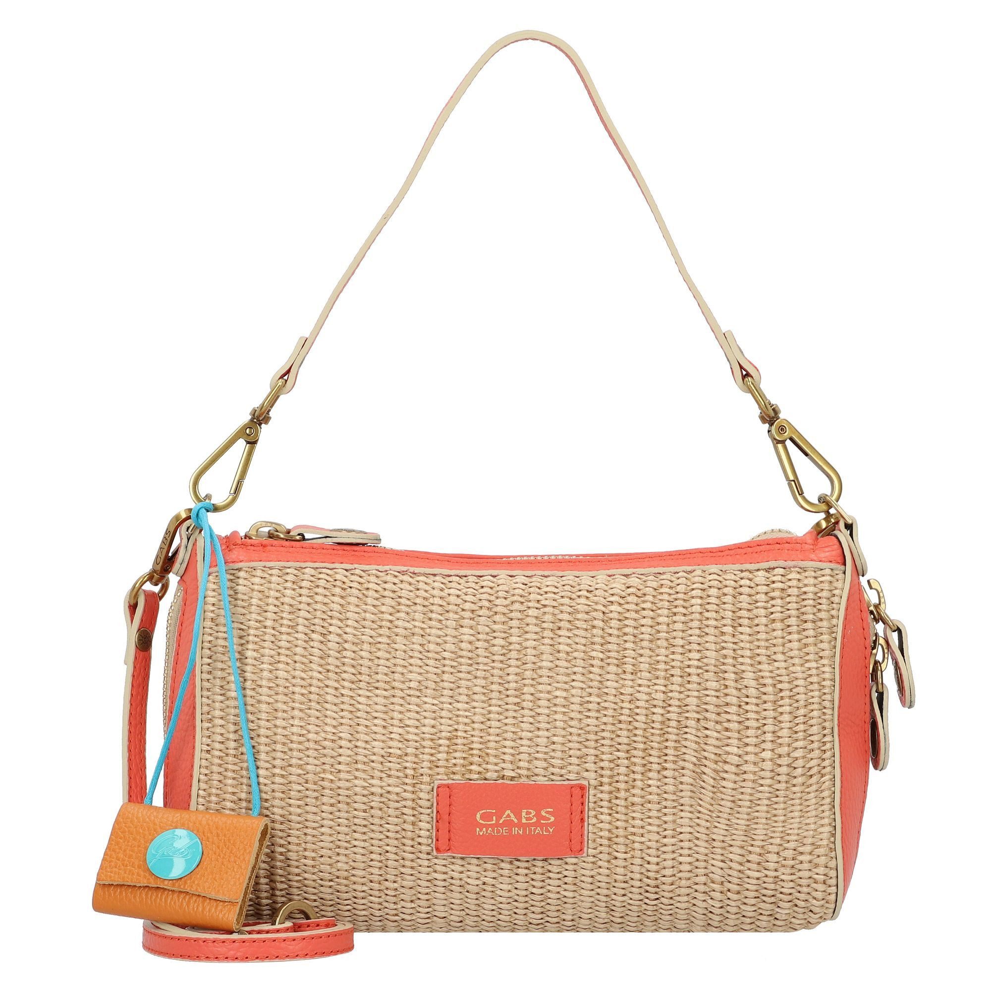 Gabs Schultertasche, Stroh