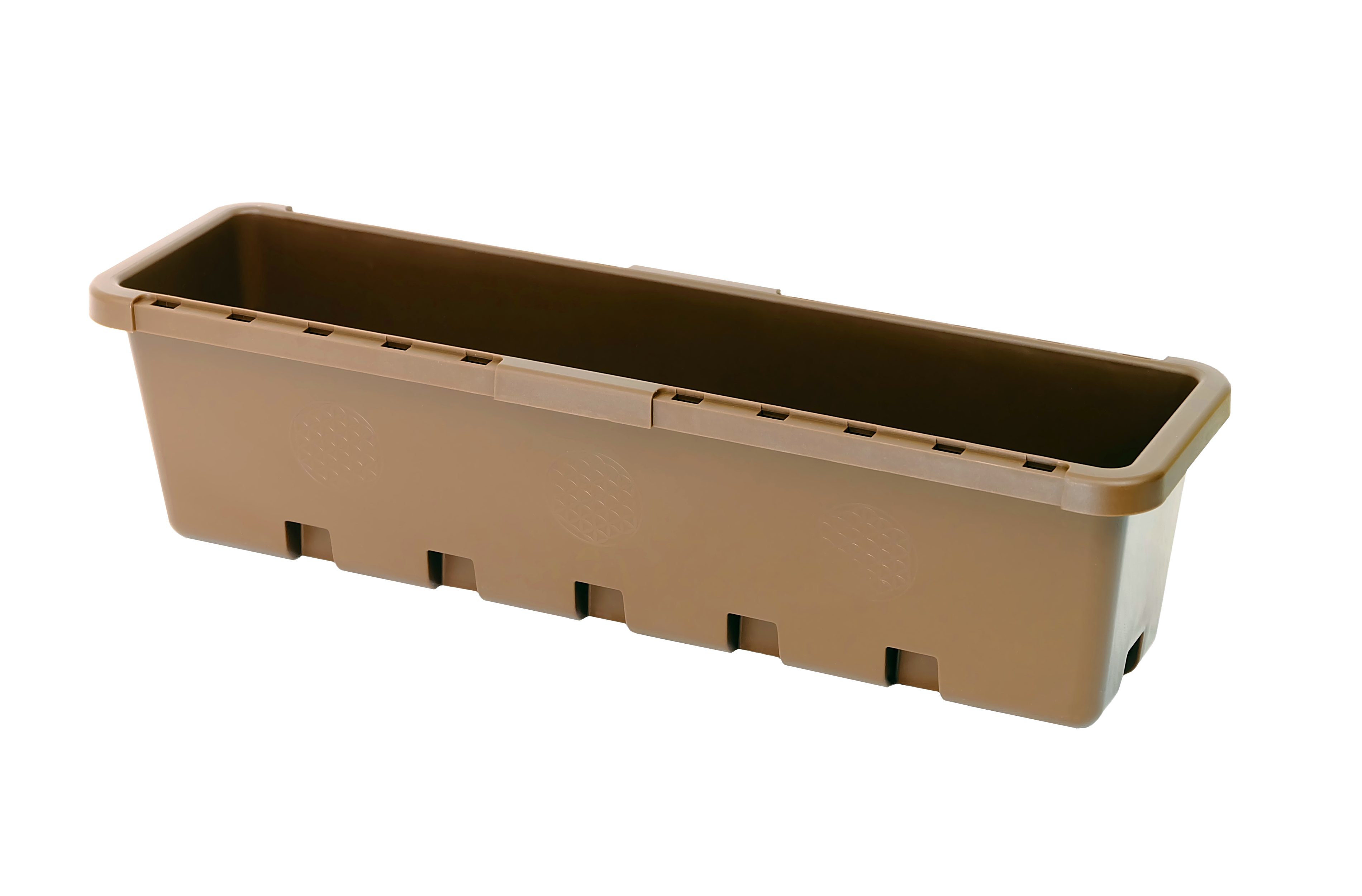 GreenLife Hochbeet / Kräuterbox 5 Stück, terrabraun, komplett (5er Set), integrierter Zwischenboden