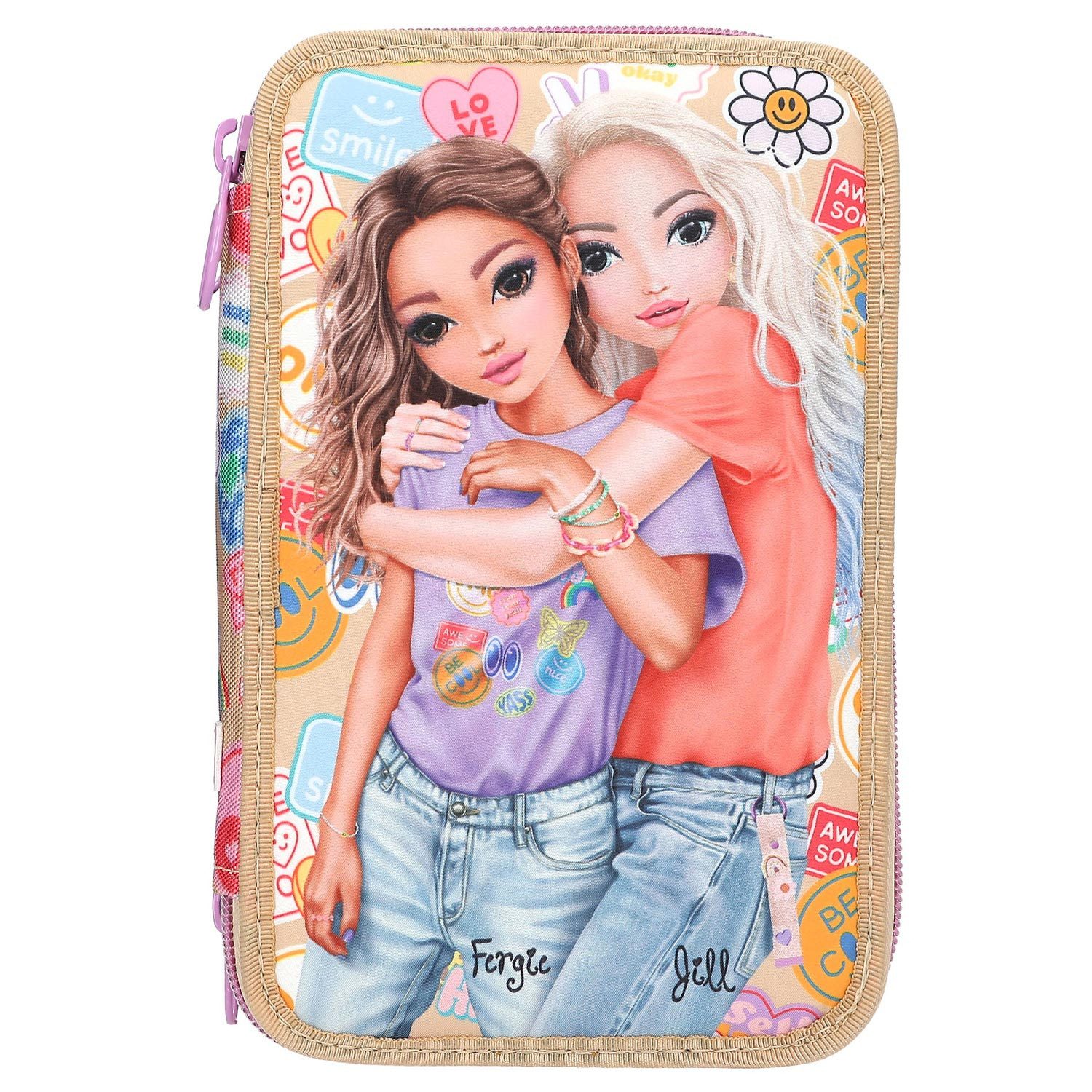 Depesche Freizeitrucksack Depesche 3-Fach Federtasche TOPModel GIRL POWER ( günstig online kaufen