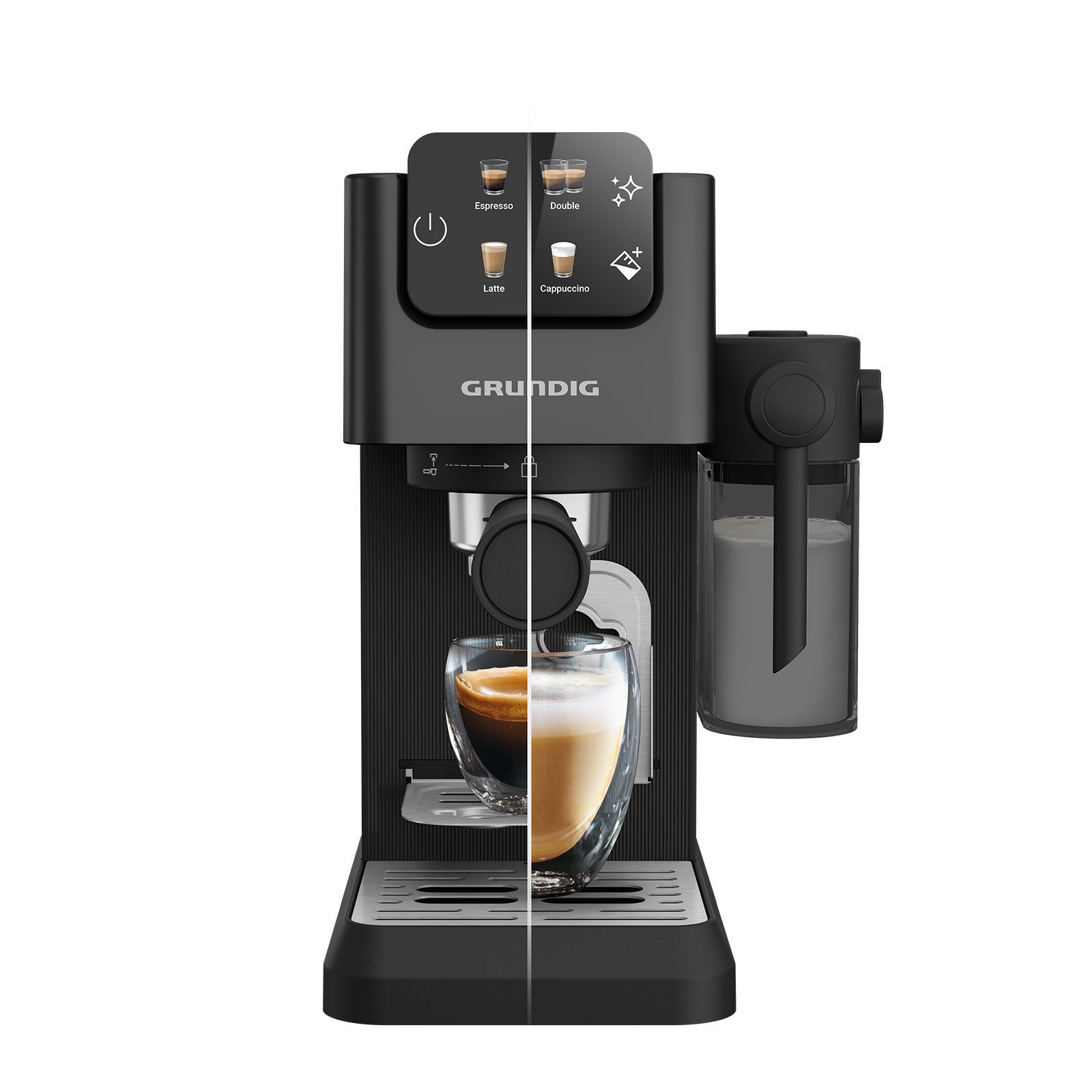 Grundig Siebträgermaschine KSM 5330, Siebträger-Espressomaschine – Bild 2 von 5