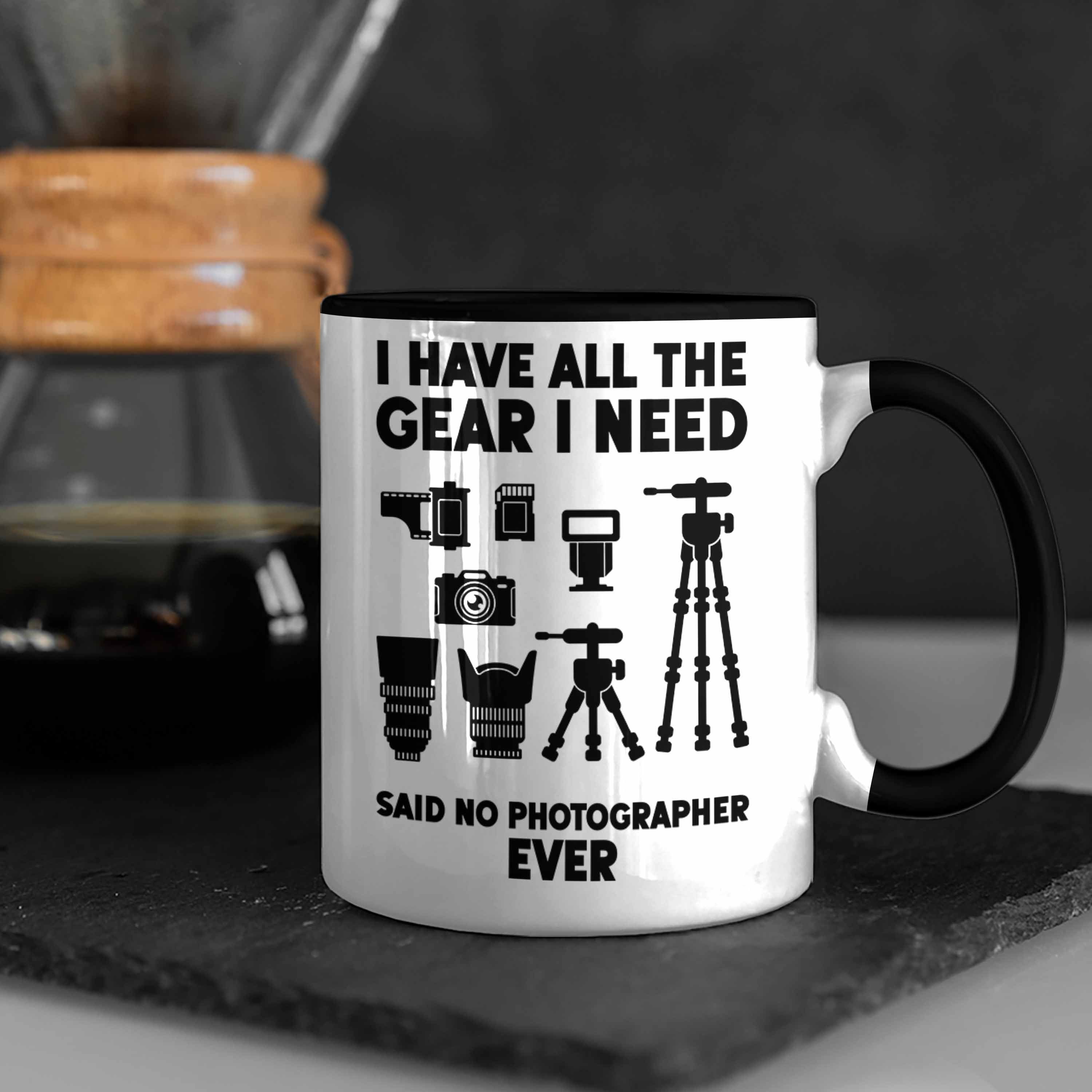 Trendation Tasse Trendation Fotograf Lustig - Focus Insider Geschenkideen Geschenk Kaffeetasse Schwarz Fotografie Tasse Fotografieren Grafik Zubehör