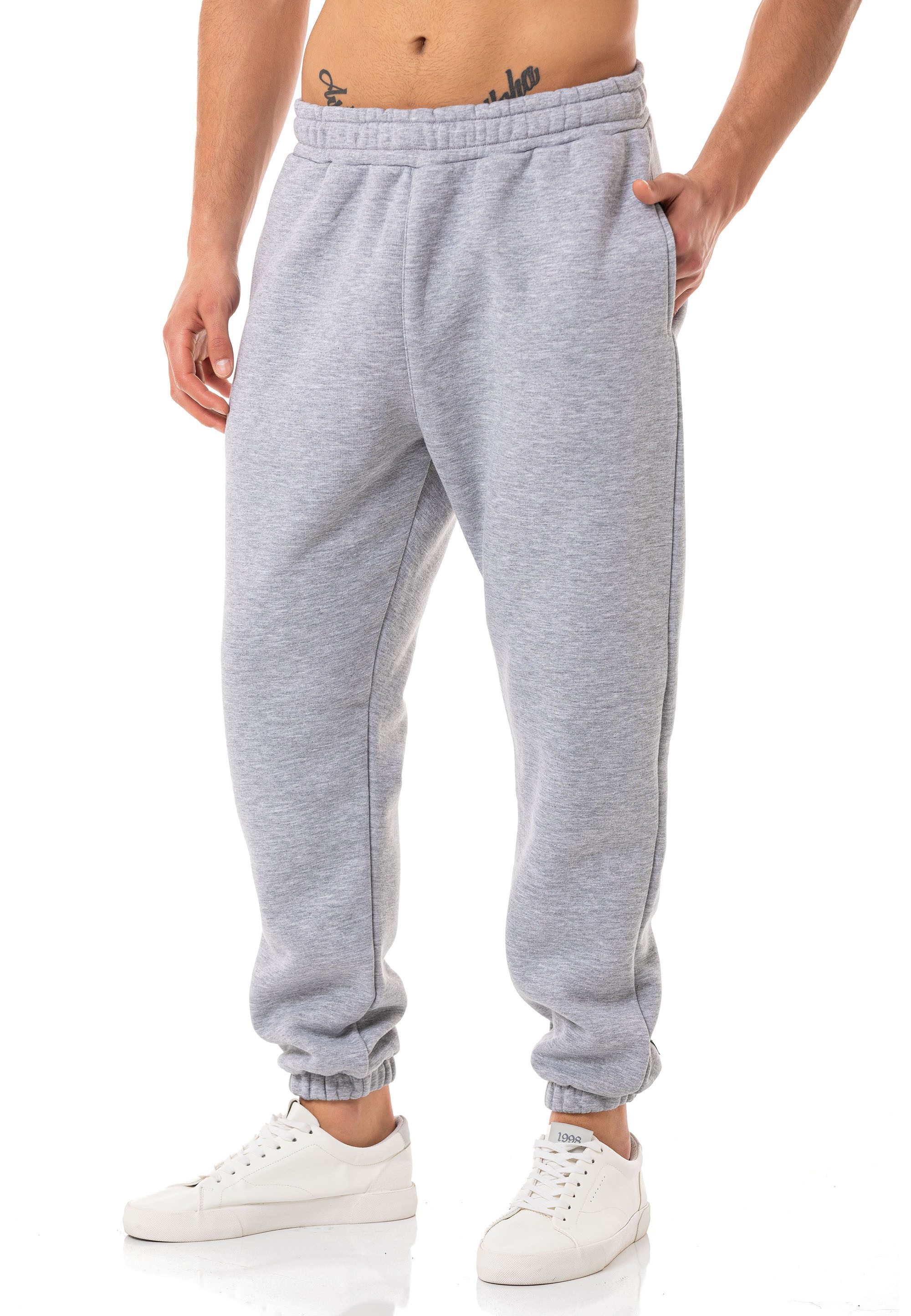 Jogginghose mit elastischem Bund Klassischer Sweatpants Look