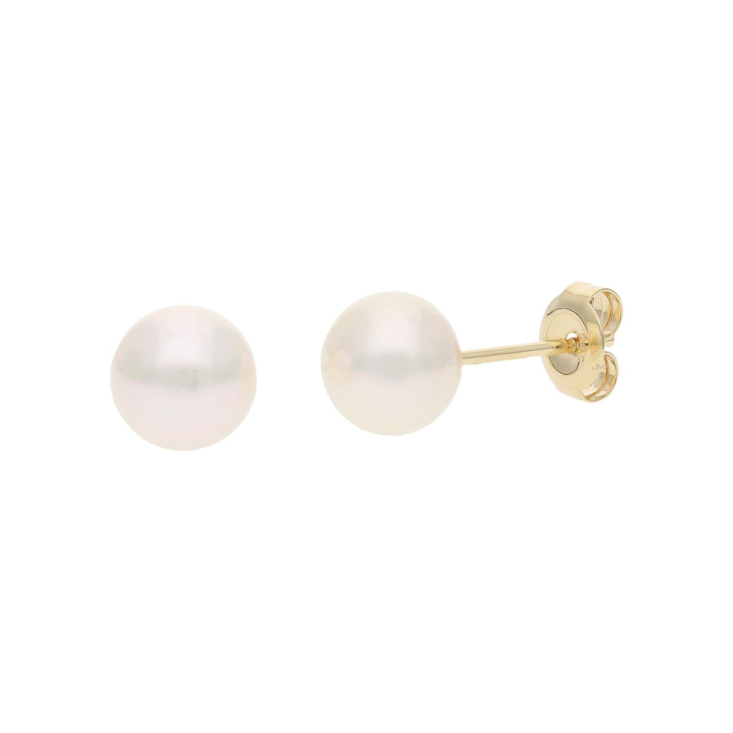 Ohrring-Set Ohrstecker Gold 585 Akoya Zuchtperle JL10-06-3535 JuwelmaLux