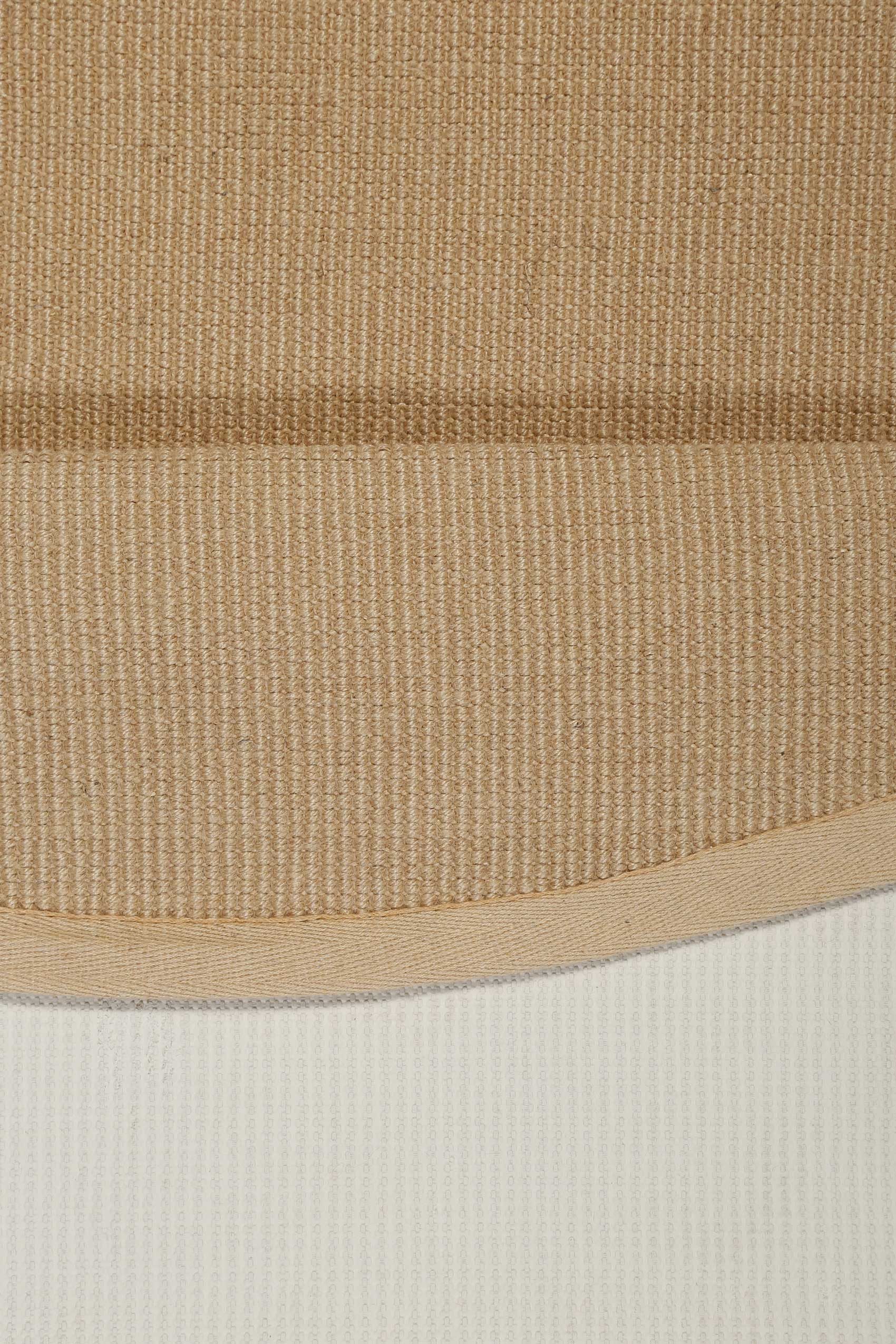 Wecon home Teppich Hugo one, rund, Höhe: 5 mm, Naturfaser, Jute, Sisal-Optik, modern, pflegeleicht, Wohnzimmer