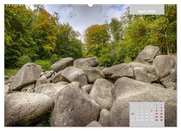 CALVENDO Wandkalender Der Odenwald und das Felsenmeer (Premium, hochwertiger DIN A2 Wandkalender 2023, Kunstdruck in Hochglanz)