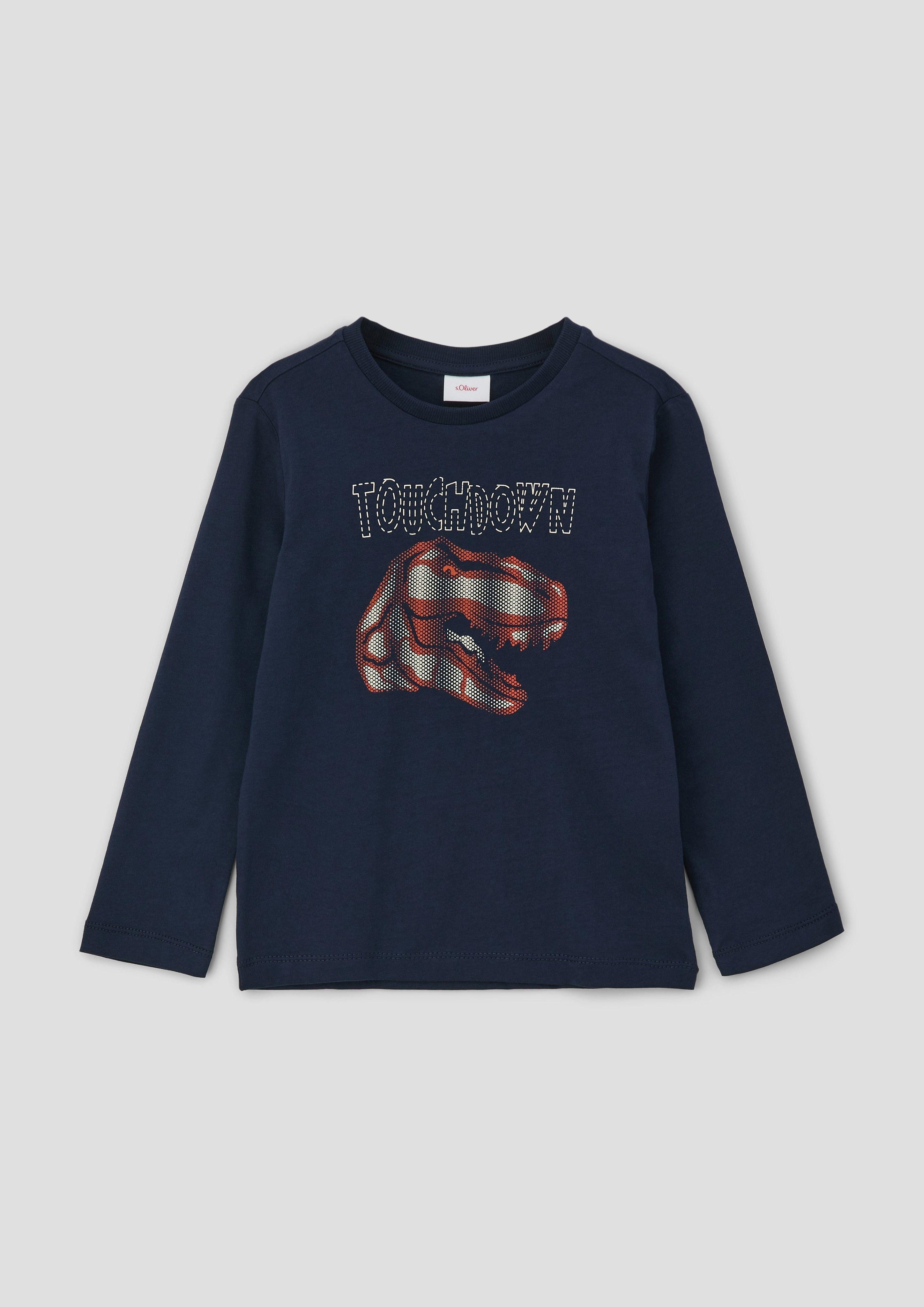 Langarmshirt Longsleeve mit Dino-Motiv