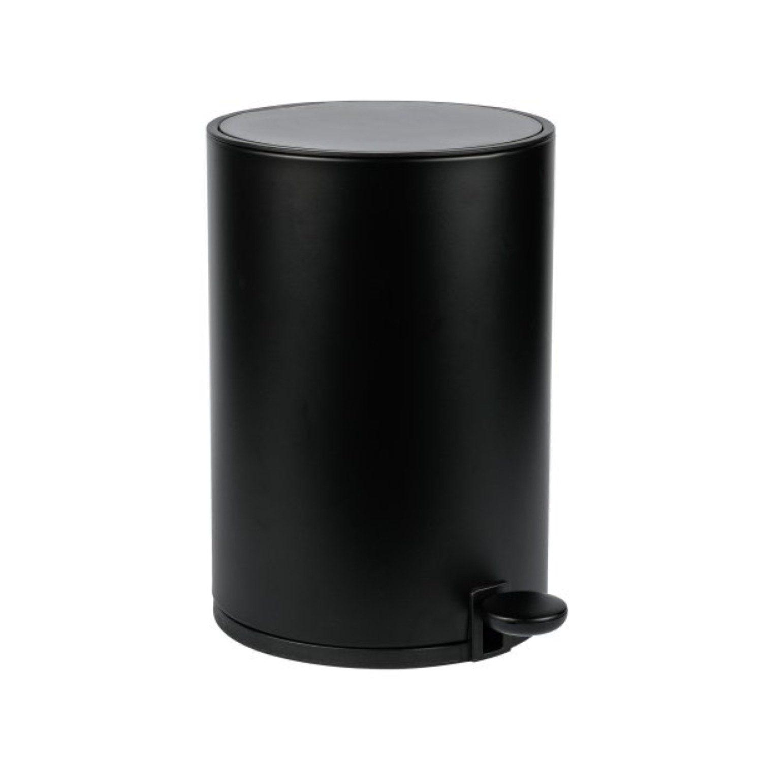 axentia Kosmetikeimer, mit Softclose-Deckel und Pedal - 5 L, aus Edelstahl