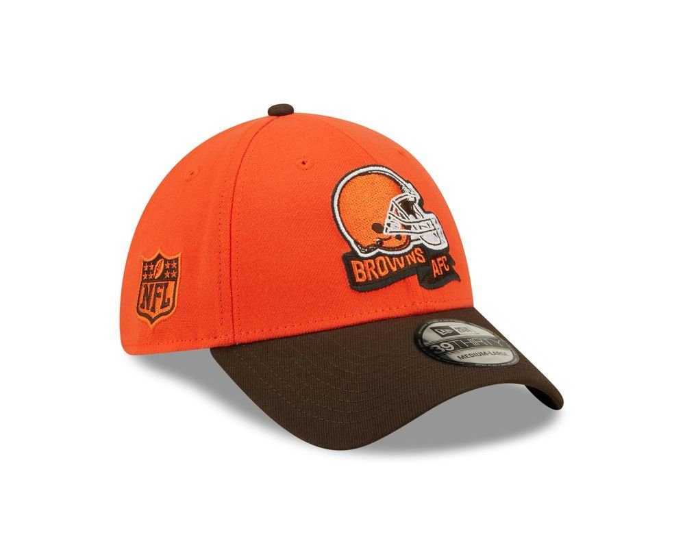 New Era Baseball Cap New Era NFL CLEVELAND BROWNS Official 2022 Sideline Secondary 39THIRTY Stretch Fit Cap