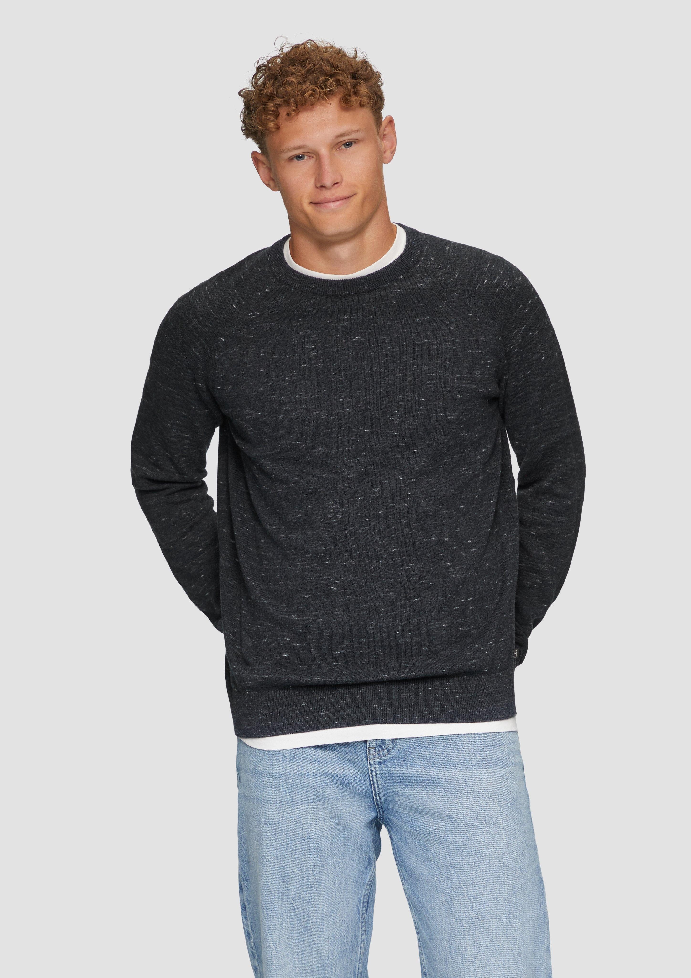 Strickpullover Strickpllover aus Melangegarn
