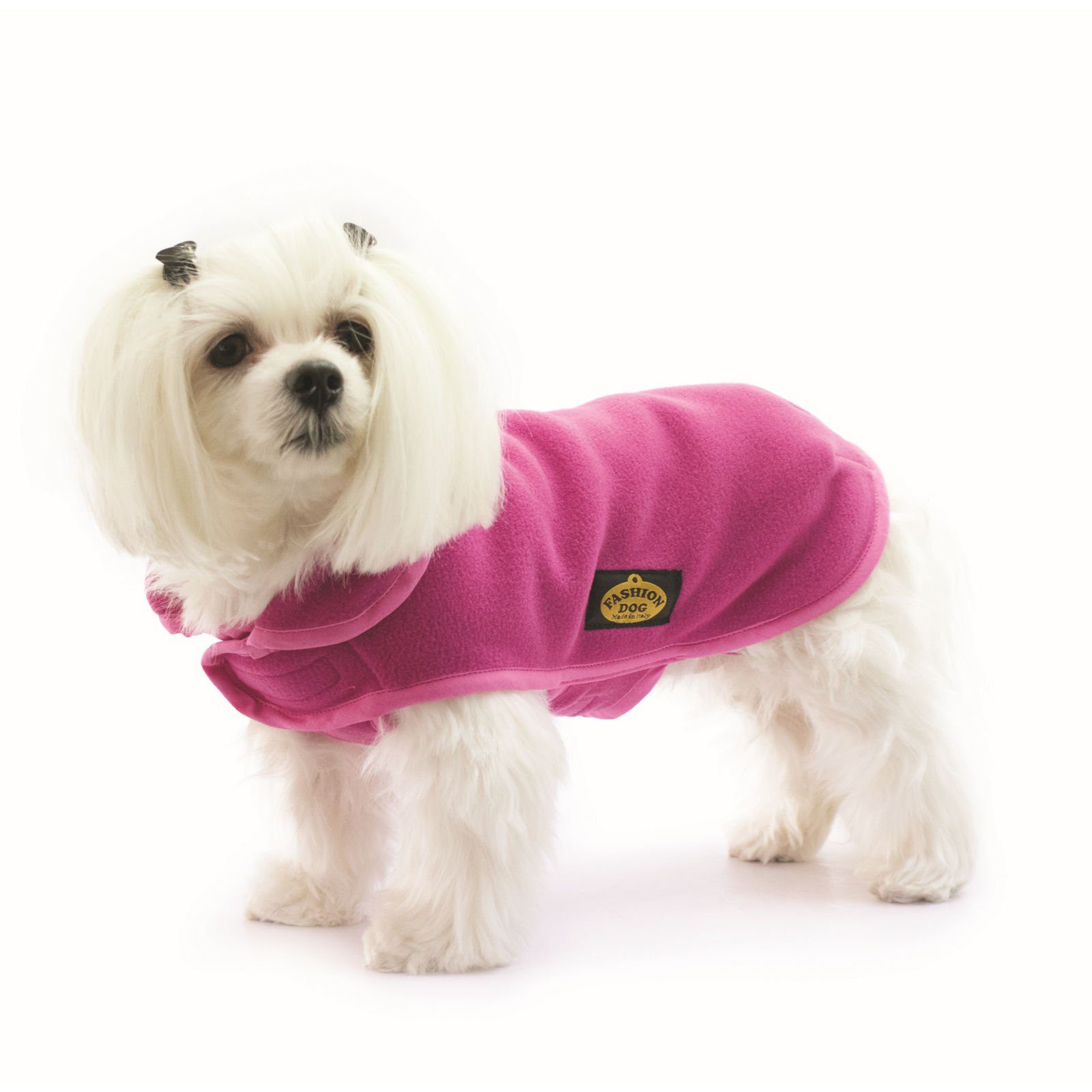 Hundemantel Fleece-Hundemantel - Fuchsia