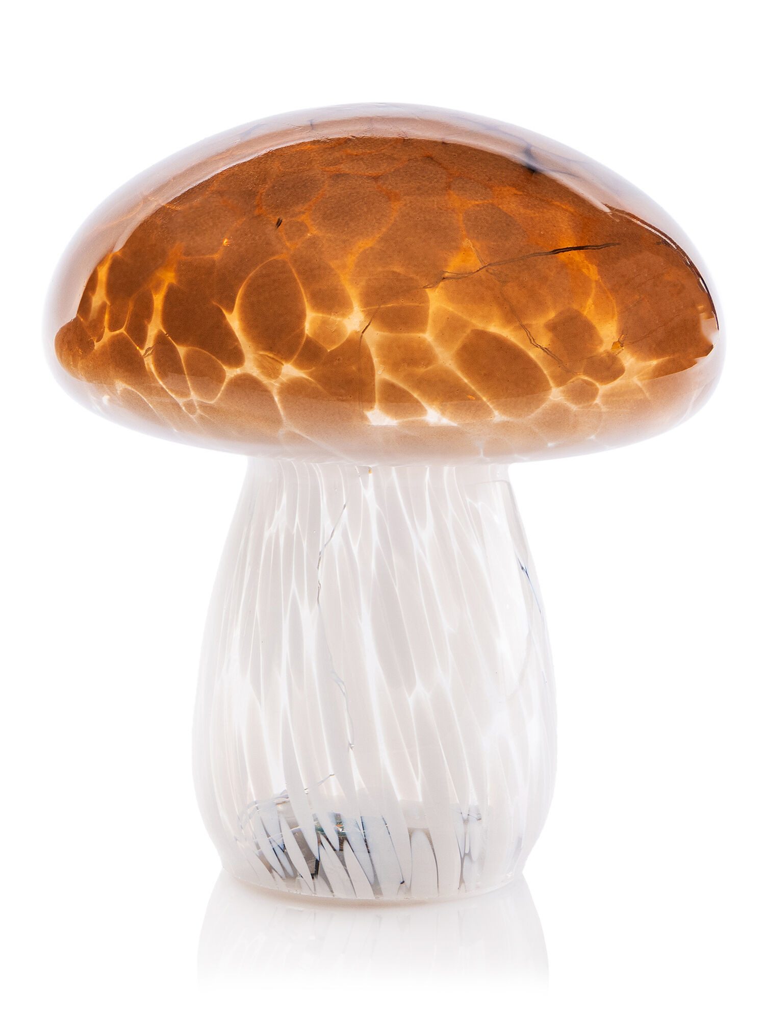 Dekorieren macht glücklich LED-Dekofigur LED Deko als Pilz mit Timer, batteriebetrieben, spitz (1 St), mit 10 warmweißen Micro-LEDs & Timer für gemütliche Beleuchtung