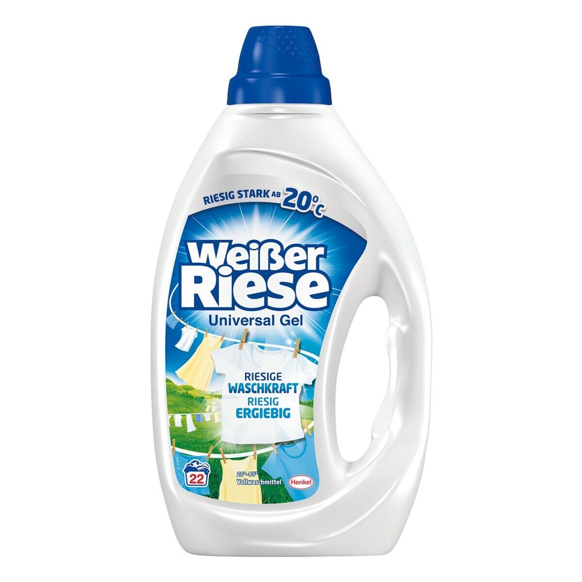 Weißer Riese Universal Gel Vollwaschmittel (22 WL, 990 ml)