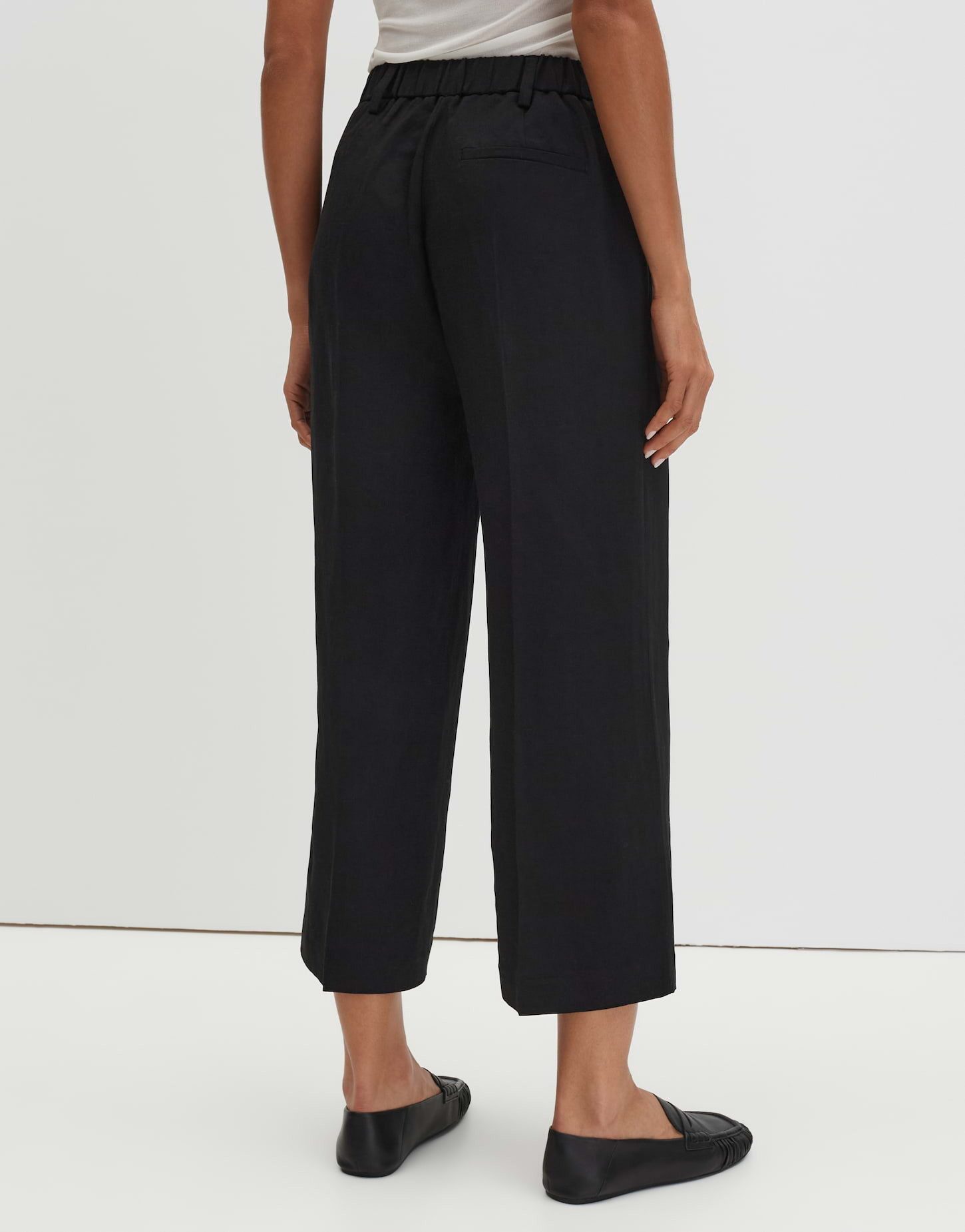 someday Culotte CELINO CROPPED Wide aus Viskose Leinen Mix