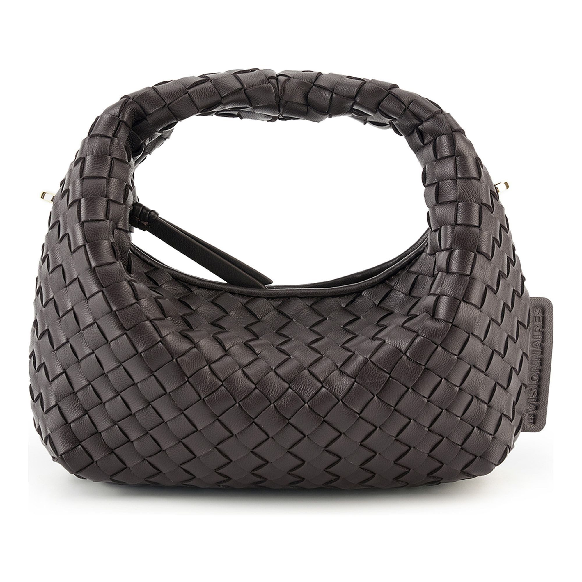 Les Visionnaires Henkeltasche Greta Micro weave, Leder