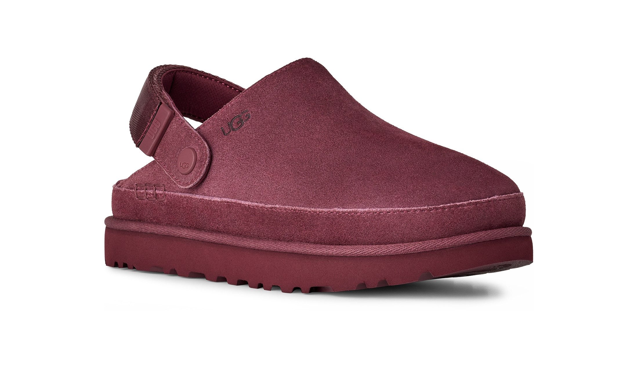 UGG Unisex W GOLDENSTAR CLOG Clog Homeslippers, Plateauschuh, Mule mit schw günstig online kaufen