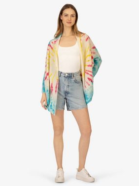 Rainbow Cashmere Strickjacke aus Wolle-Kaschmir-Mischung in Batik-Optik