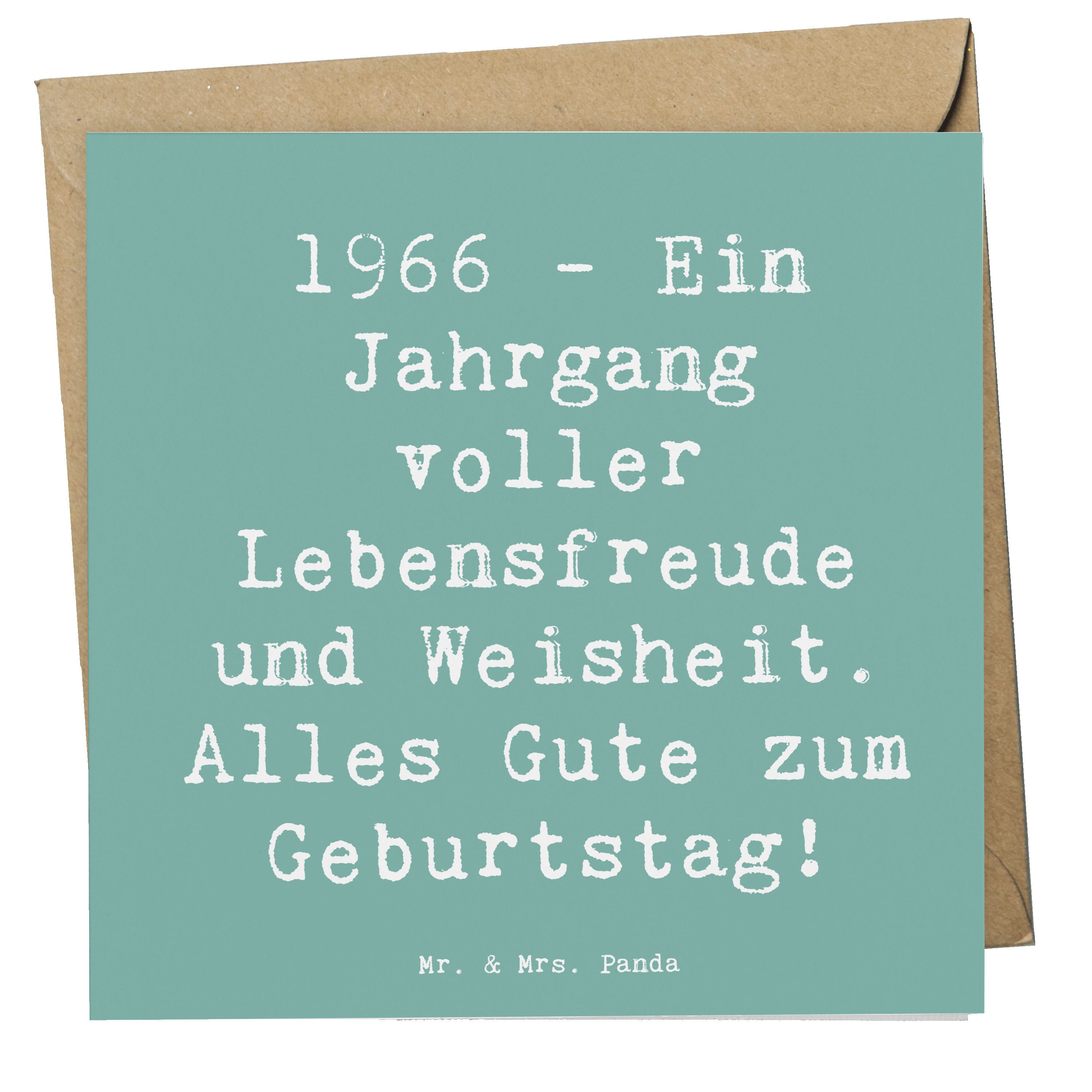 Grußkarte 1966 Geburtstag - Meeresbrise - Geschenk, Geburtstag 1966, Jubiläum 1