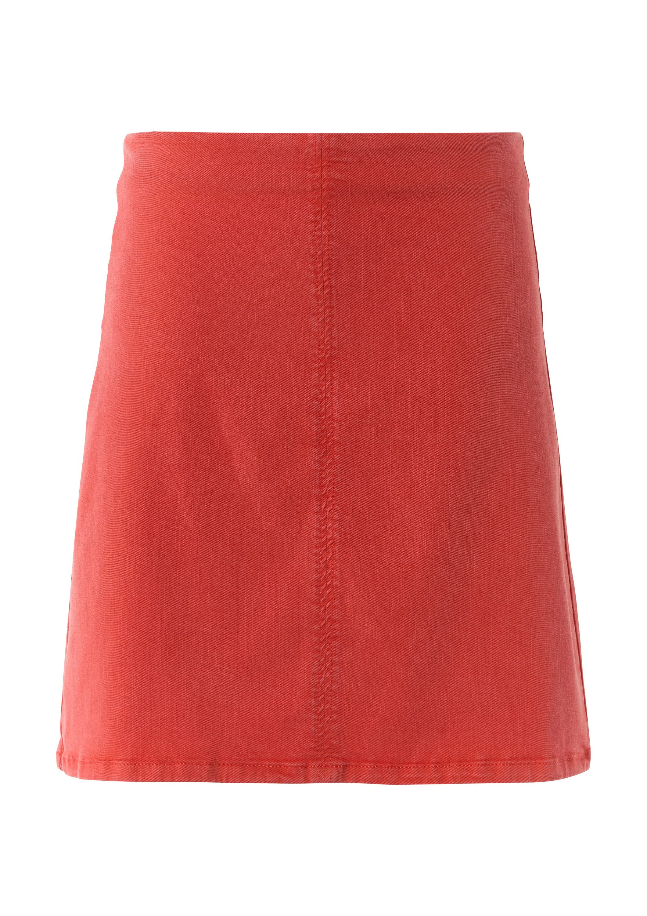 comma Minirock Rock Kurzer Rock mit Garment Dye