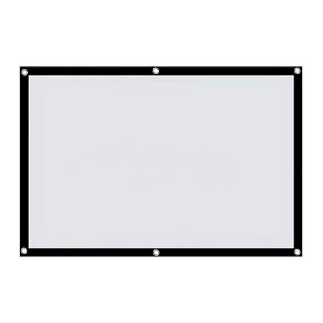 NATICY 16/9 100 zoll weiß/schwarz Faltrahmenleinwand (Leinwand für die) Tischleinwand