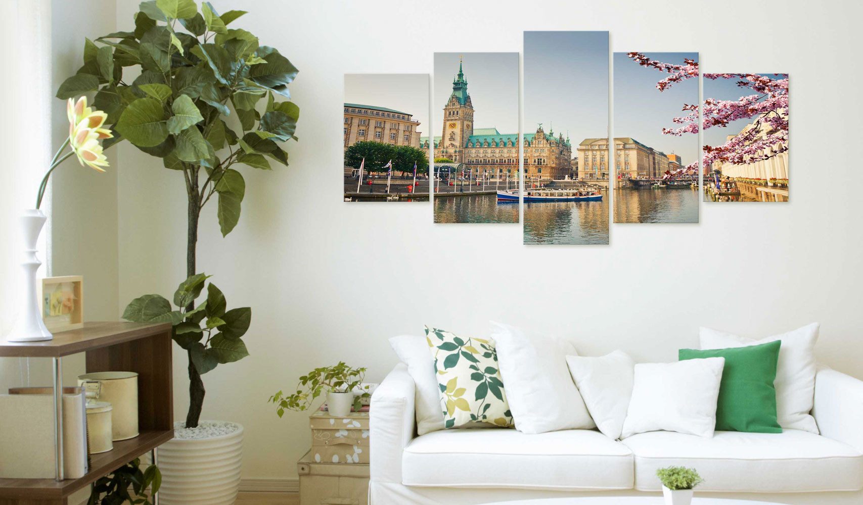 Artgeist Wandbild Spring in Hamburg