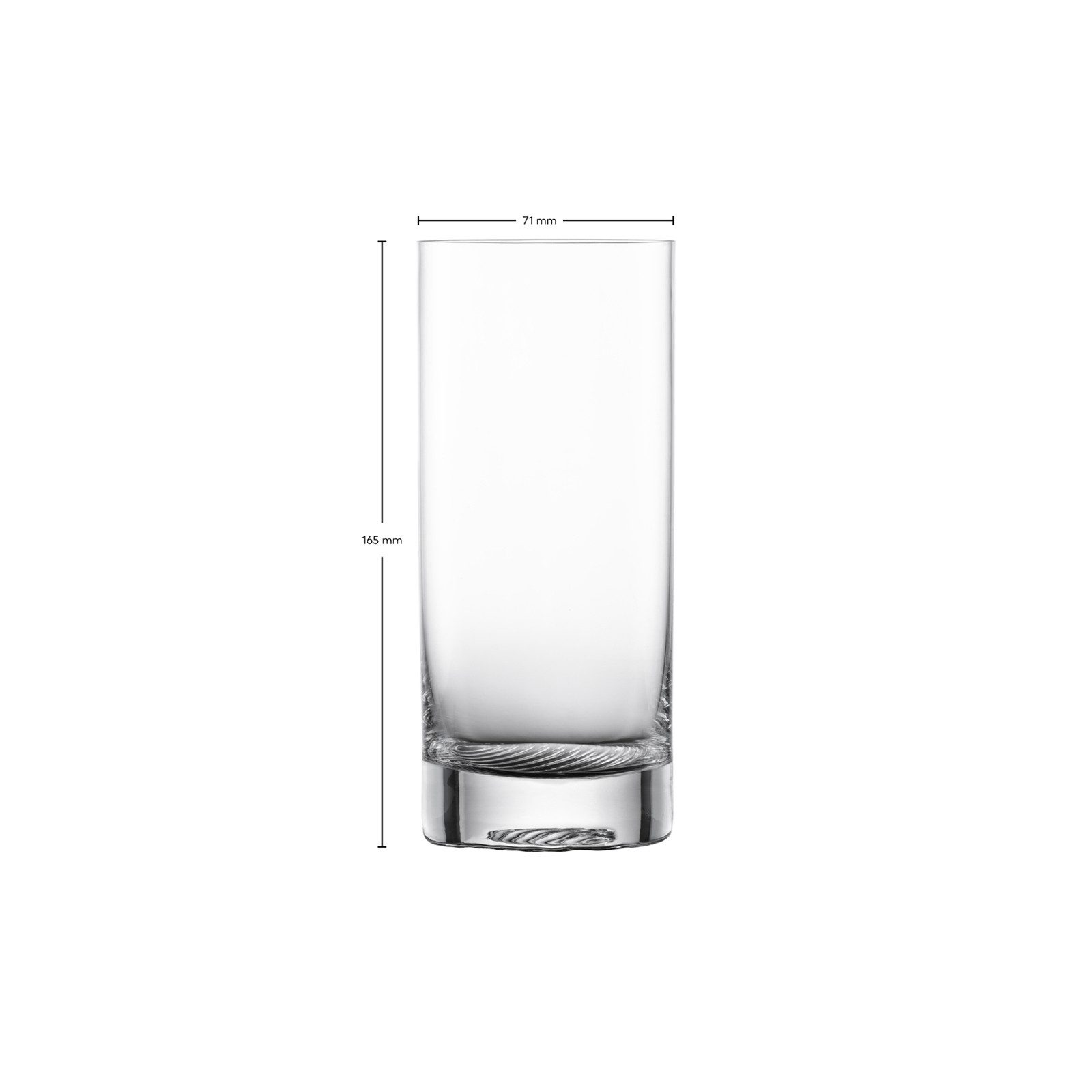 Zwiesel Glas Longdrinkglas ECHO Longdrinkgläser 480 ml 4er Set, 4-tlg., Glas