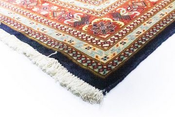 Wollteppich Abadeh Teppich handgeknüpft dunkelblau, morgenland, rechteckig, Höhe: 7 mm, handgeknüpft