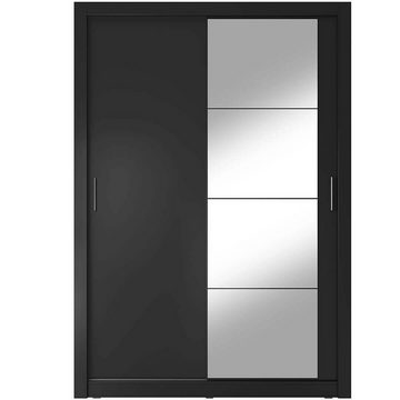 Unique Home Kleiderschrank Kleiderschrank AR04, Schwebetürenschrank mit Spiegel. Breite 150 cm